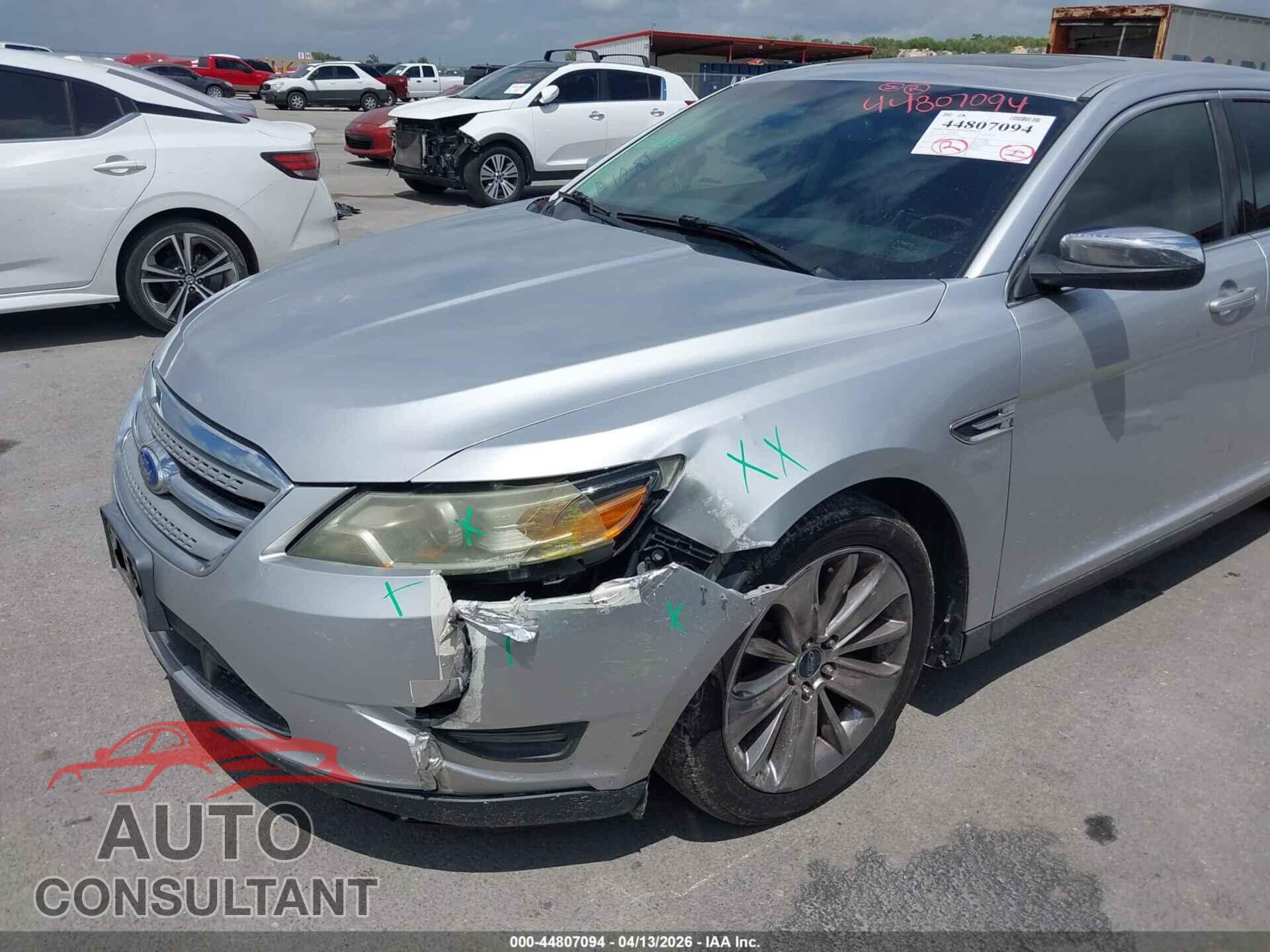 FORD TAURUS 2012 - 1FAHP2FW9CG107796