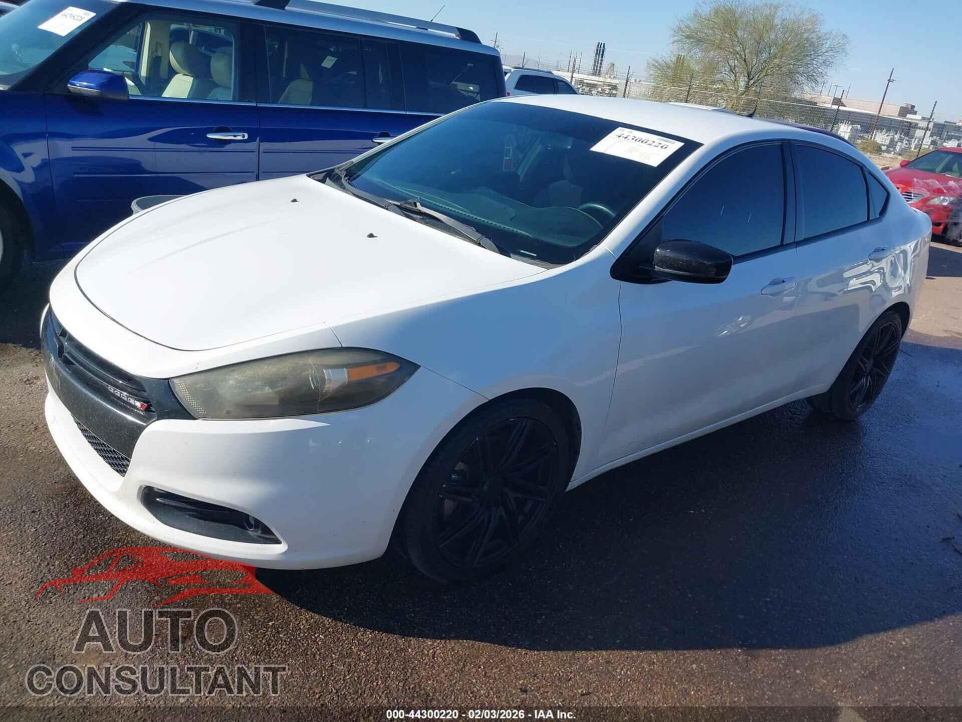 DODGE DART 2015 - 1C3CDFBB1FD405647