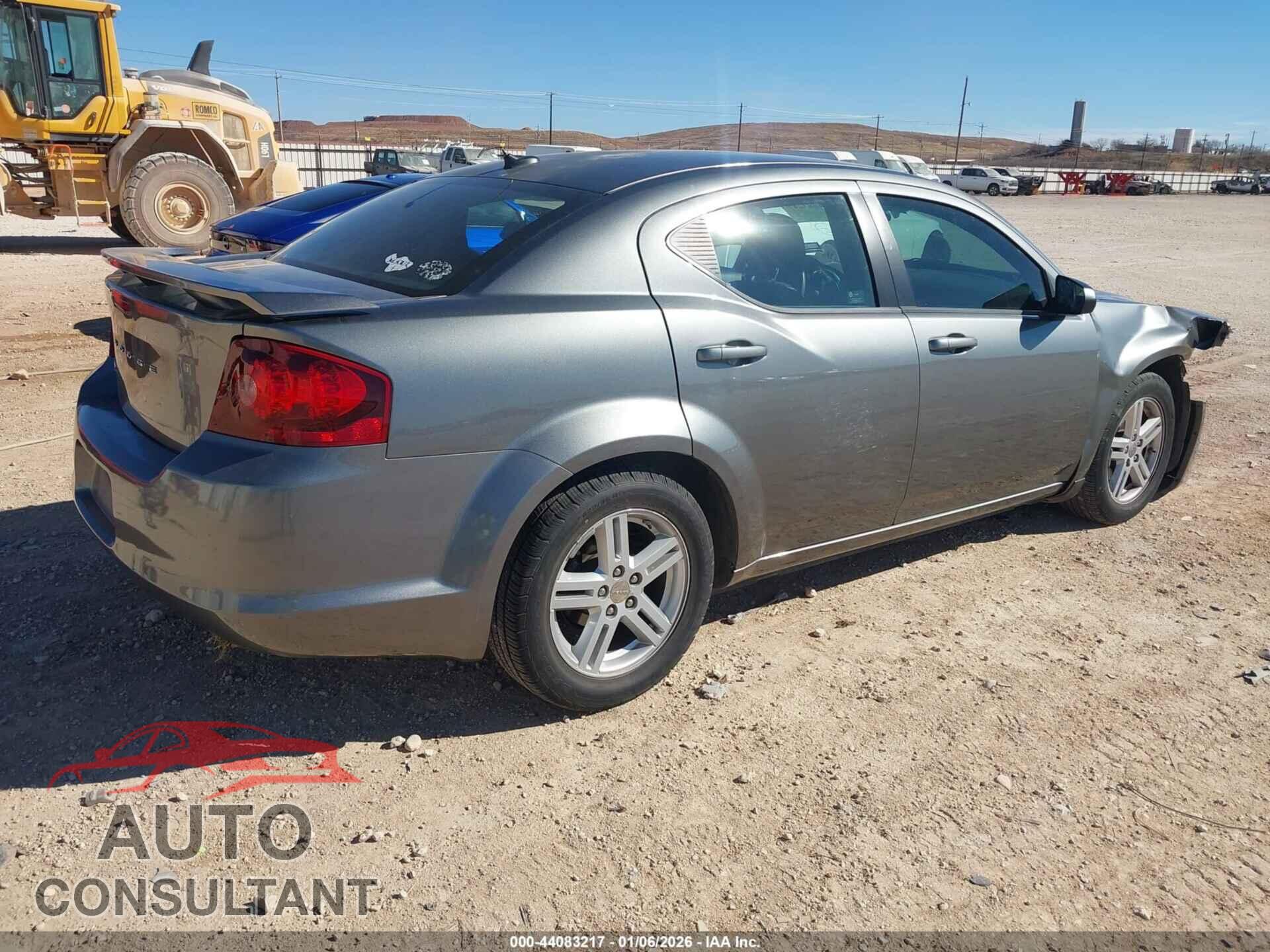 DODGE AVENGER 2013 - 1C3CDZAG7DN616227