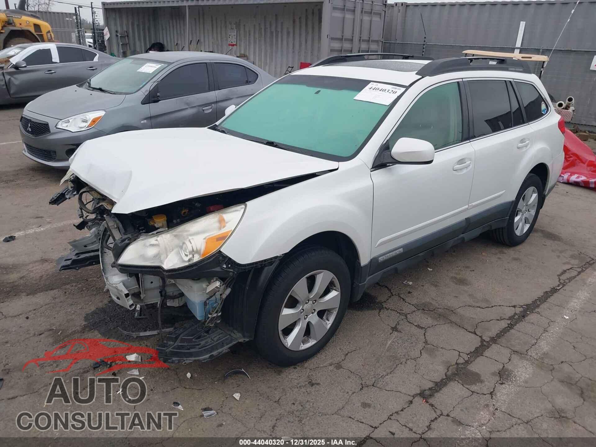 SUBARU OUTBACK 2010 - 4S4BRBKC1A3340531