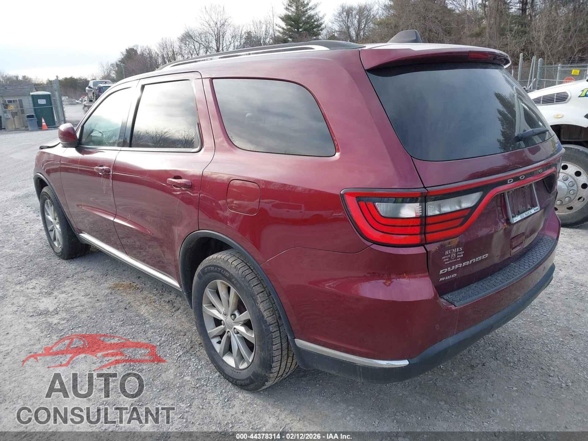 DODGE DURANGO 2017 - 1C4RDJAG7HC667073