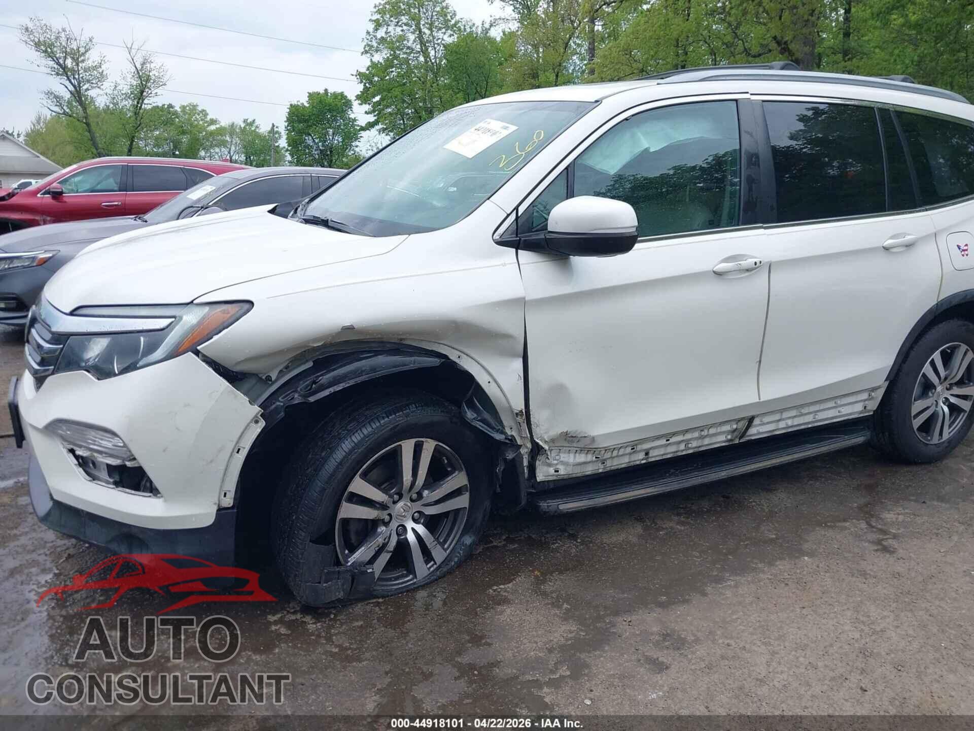 HONDA PILOT 2017 - 5FNYF5H59HB020064