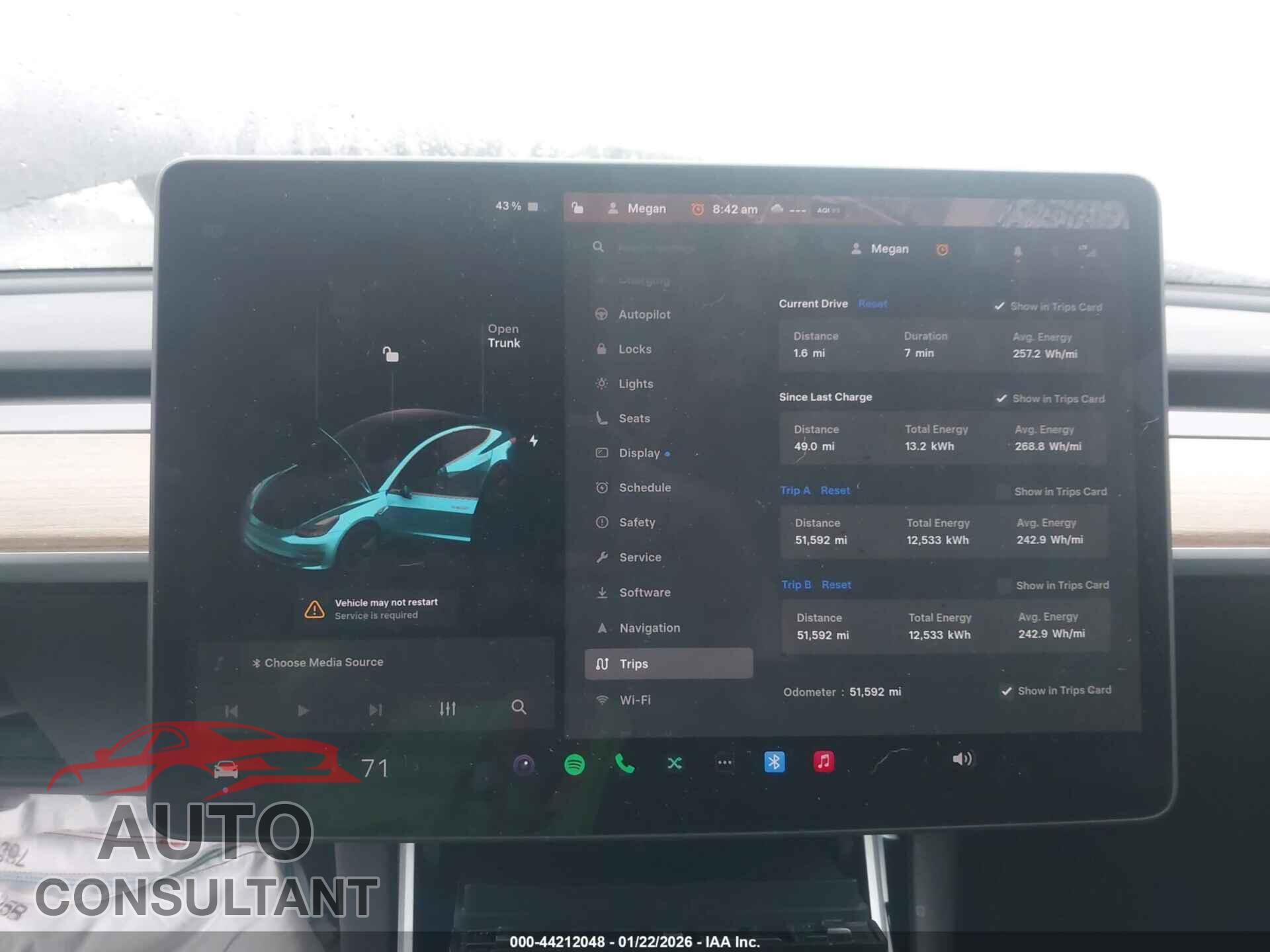 TESLA MODEL 3 2019 - 5YJ3E1EA1KF305596