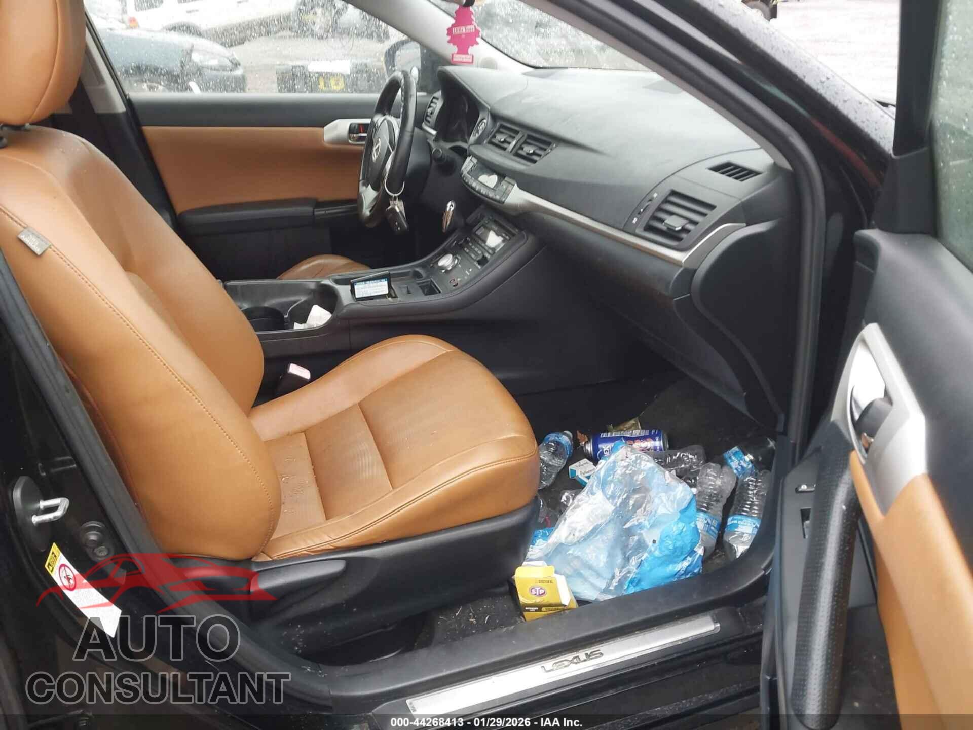 LEXUS CT 200H 2011 - JTHKD5BH4B2014762