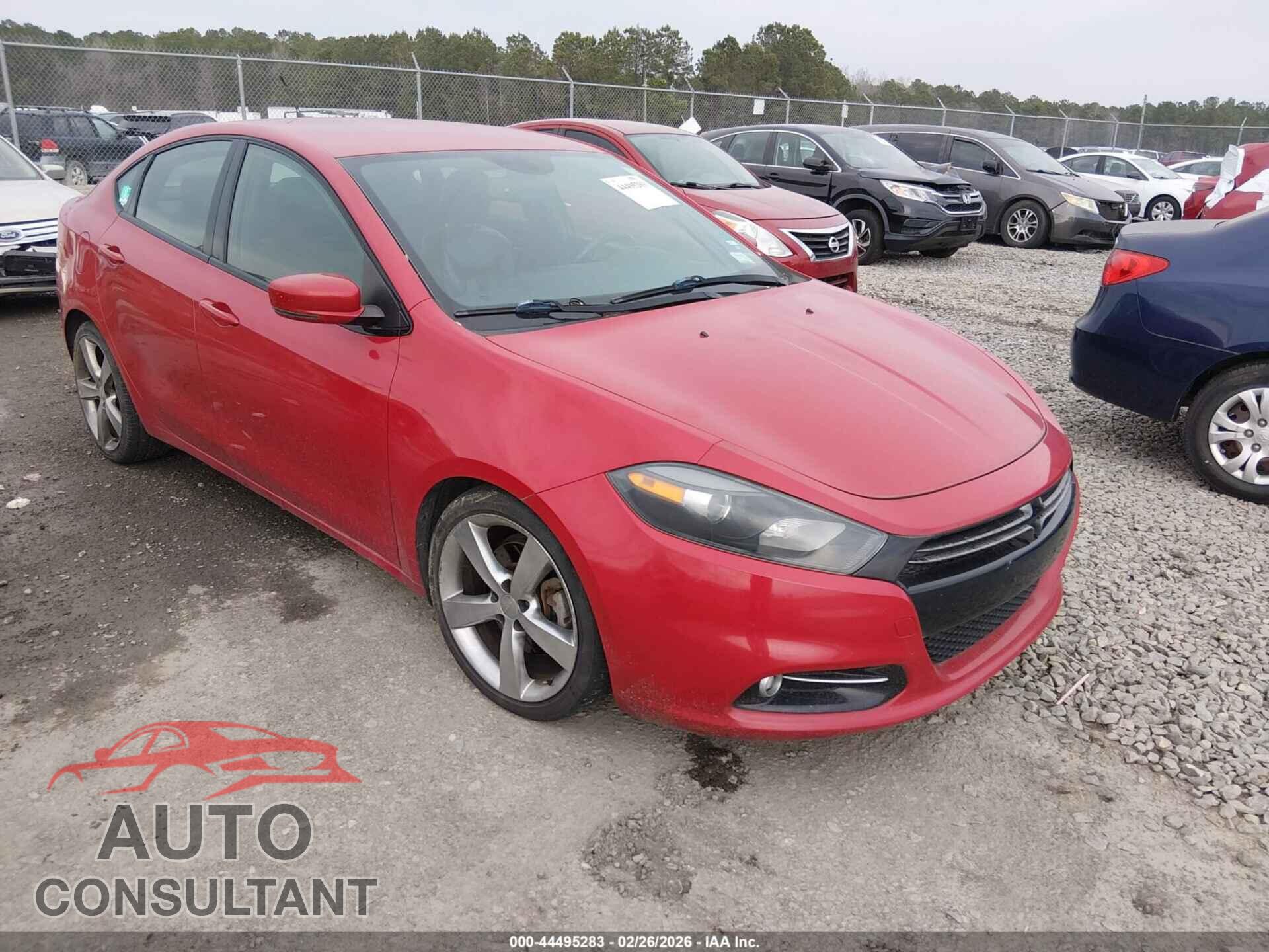 DODGE DART 2013 - 1C3CDFCB8DD340923
