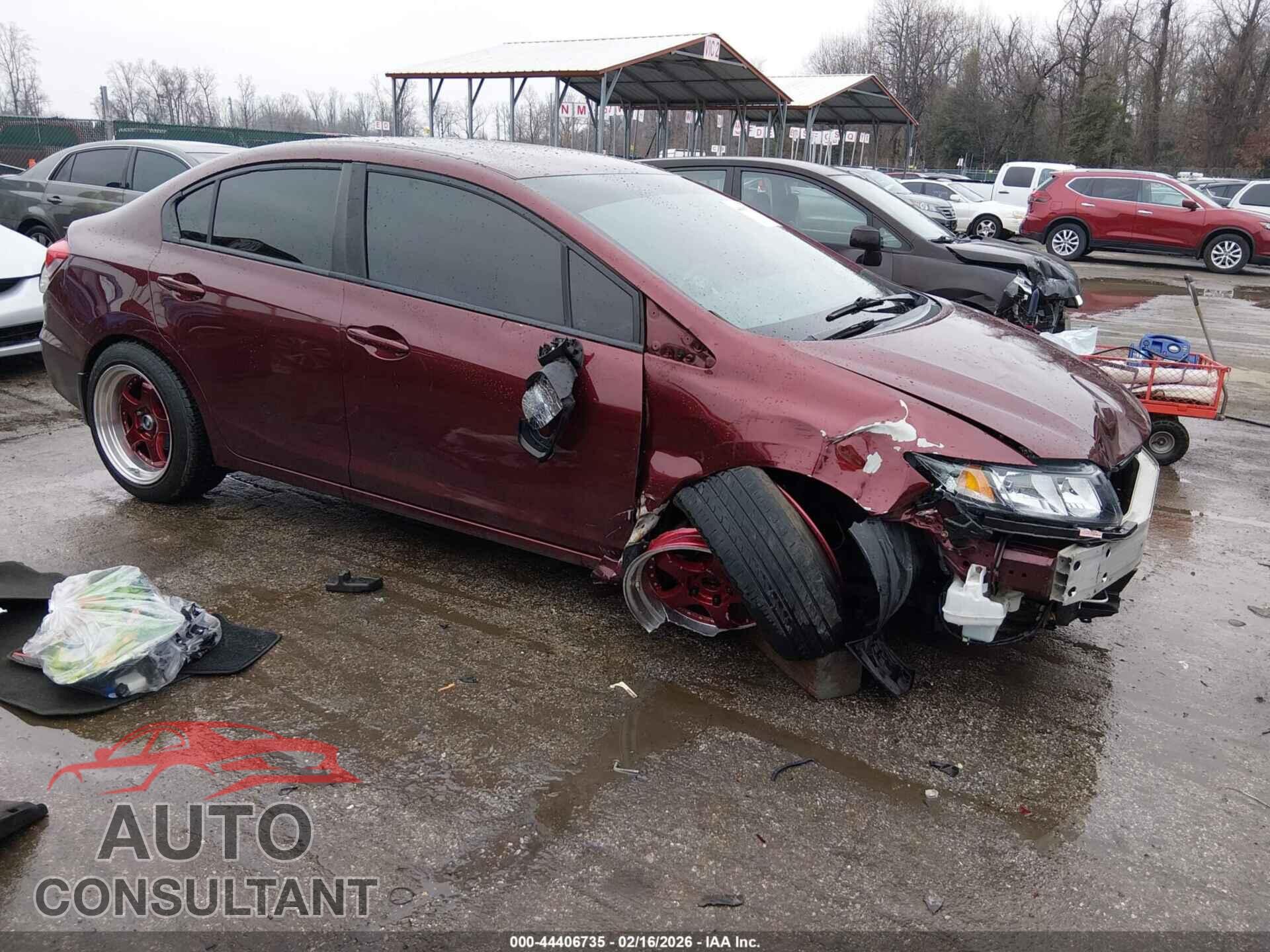 HONDA CIVIC 2014 - 2HGFB2F57EH516265