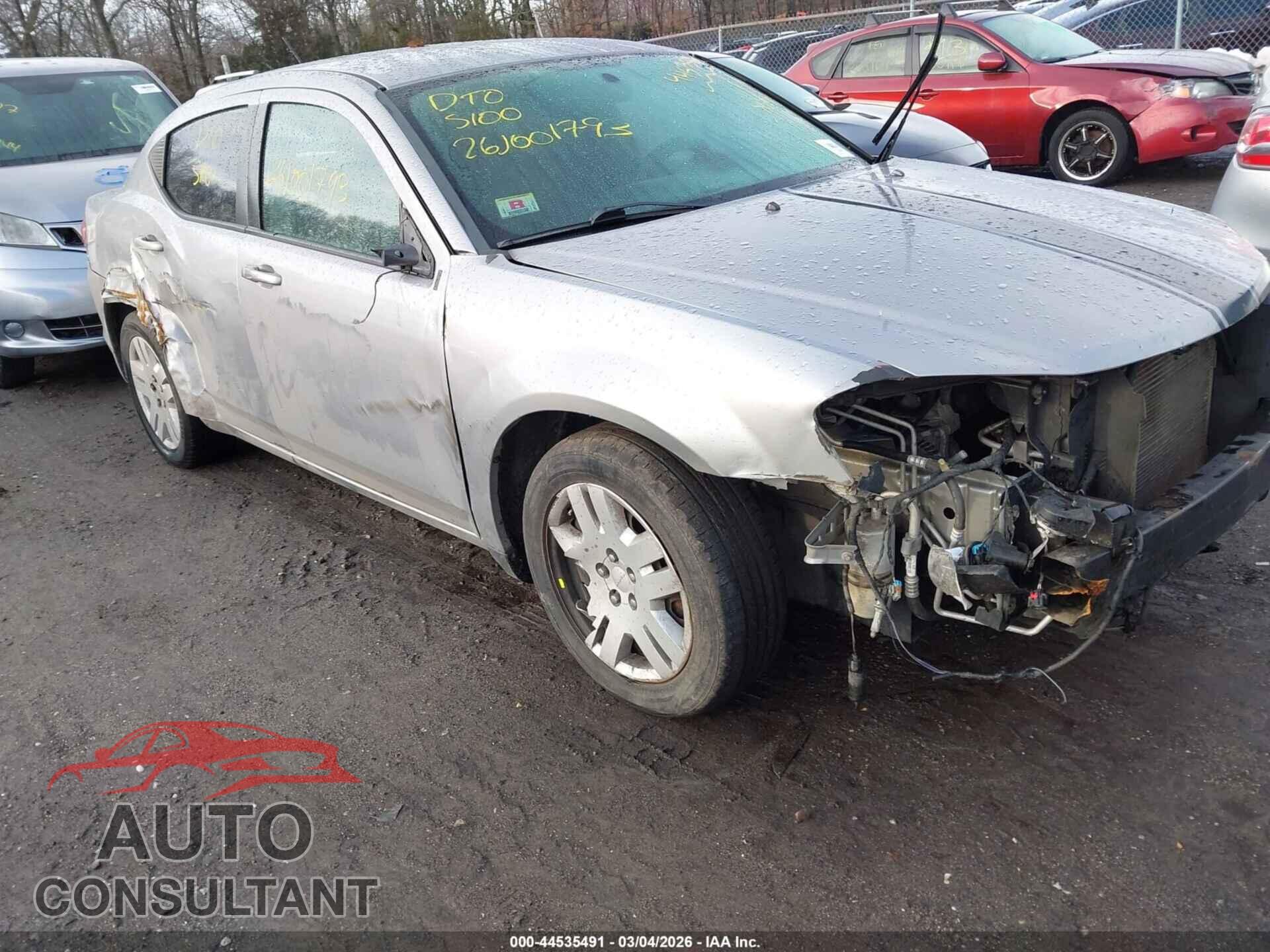 DODGE AVENGER 2014 - 1C3CDZAB8EN221737