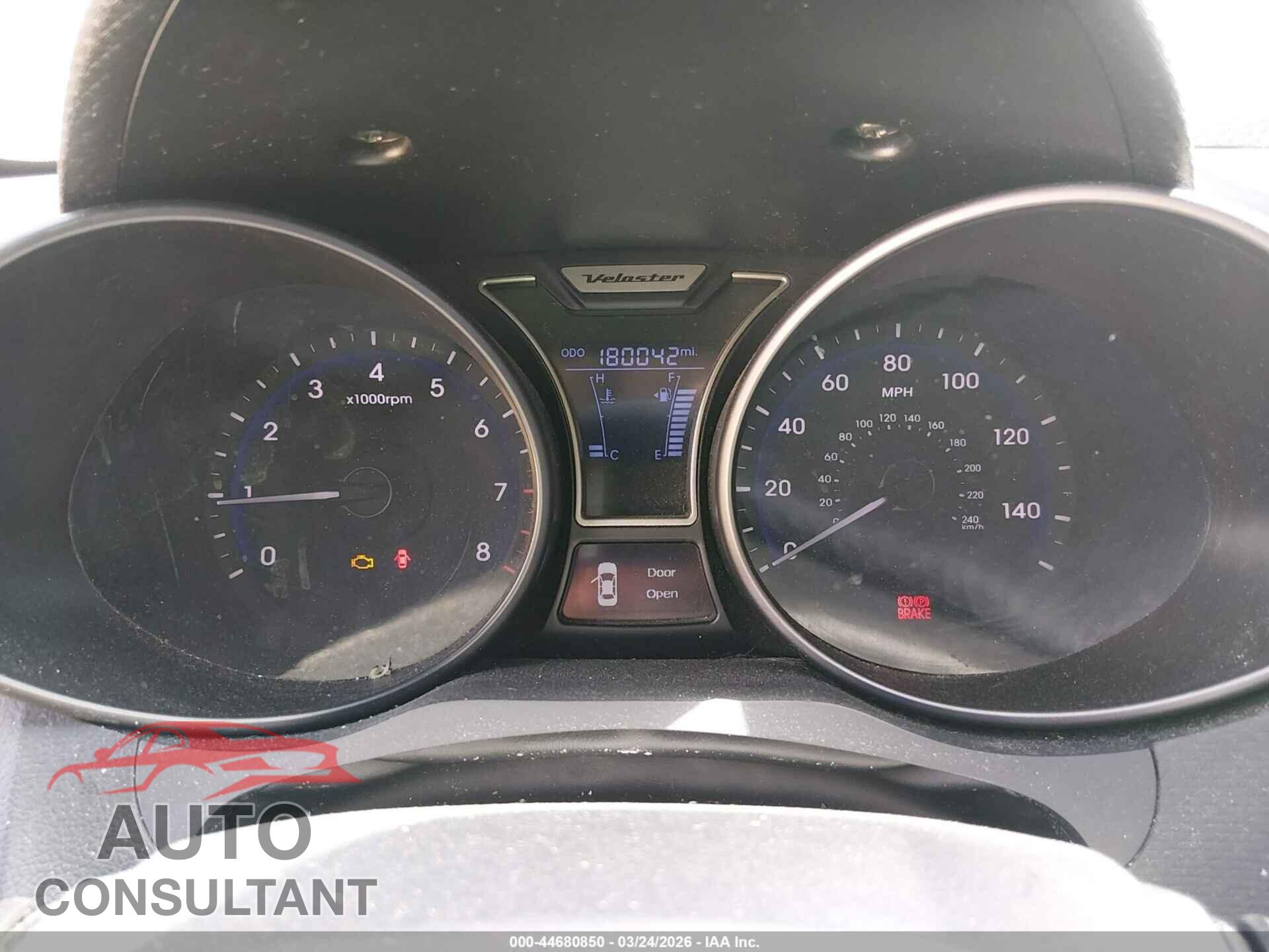 HYUNDAI VELOSTER 2014 - KMHTC6AE9EU208522
