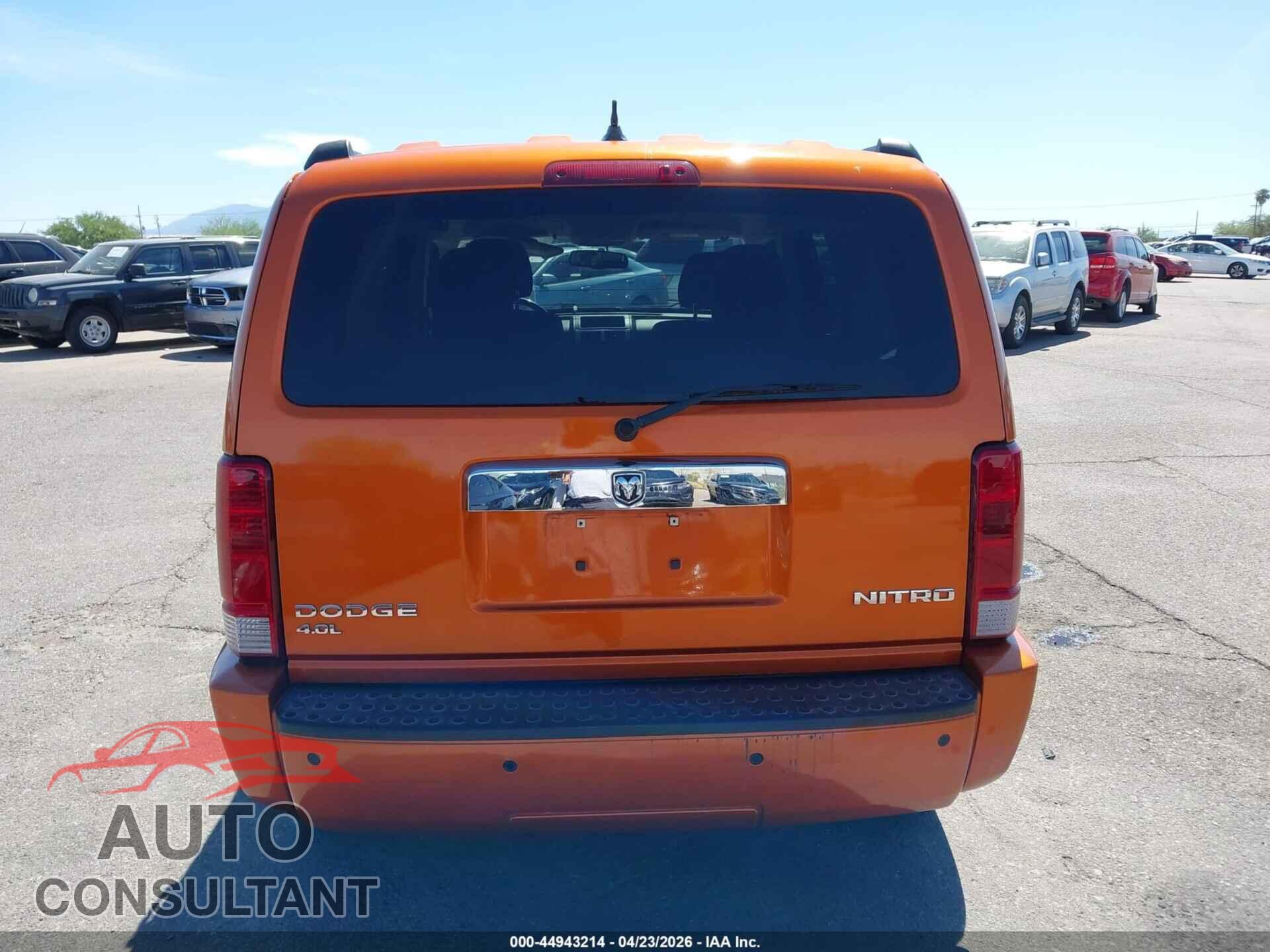 DODGE NITRO 2011 - 1D4PT6GX3BW589303