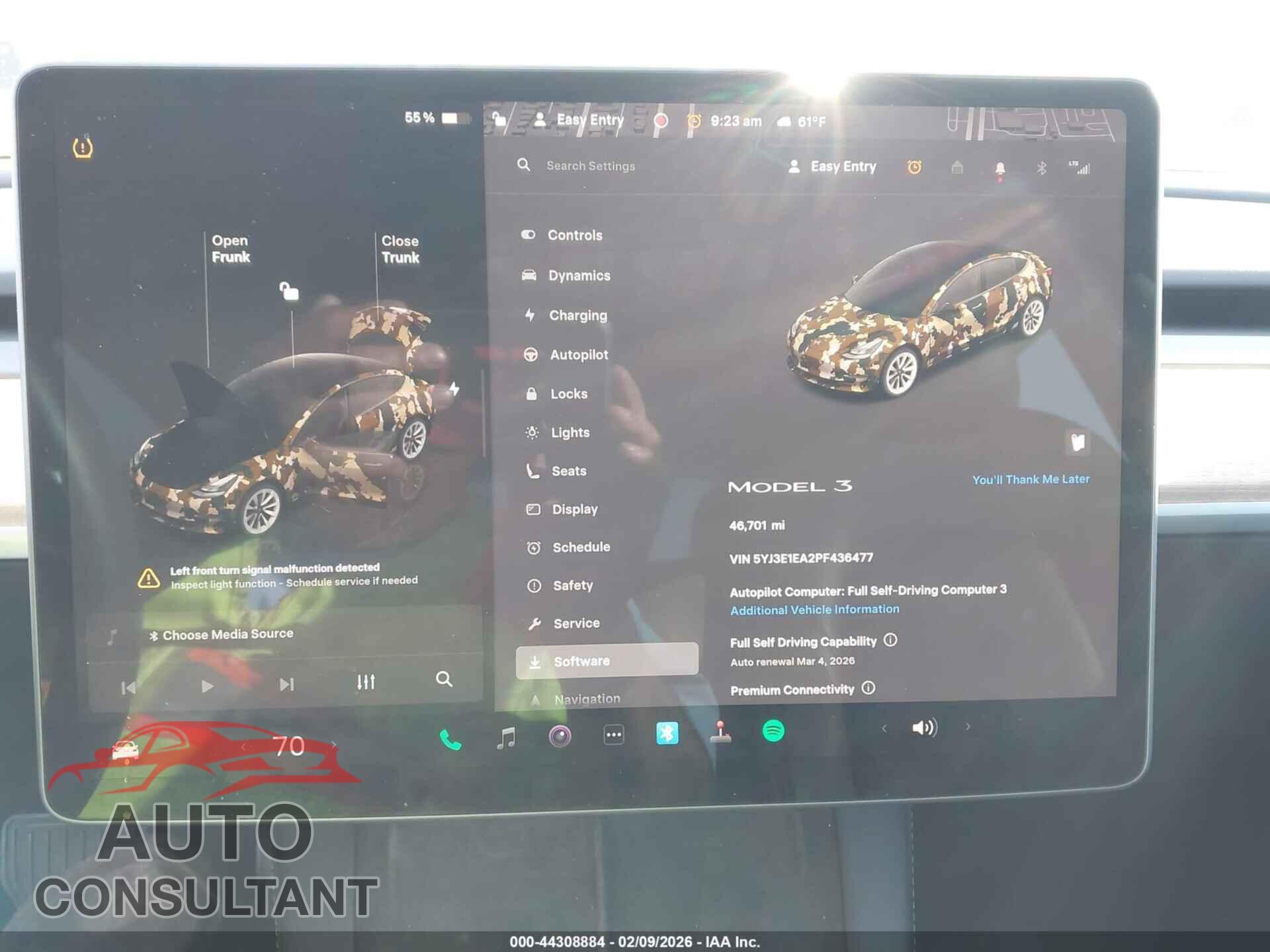 TESLA MODEL 3 2023 - 5YJ3E1EA2PF436477