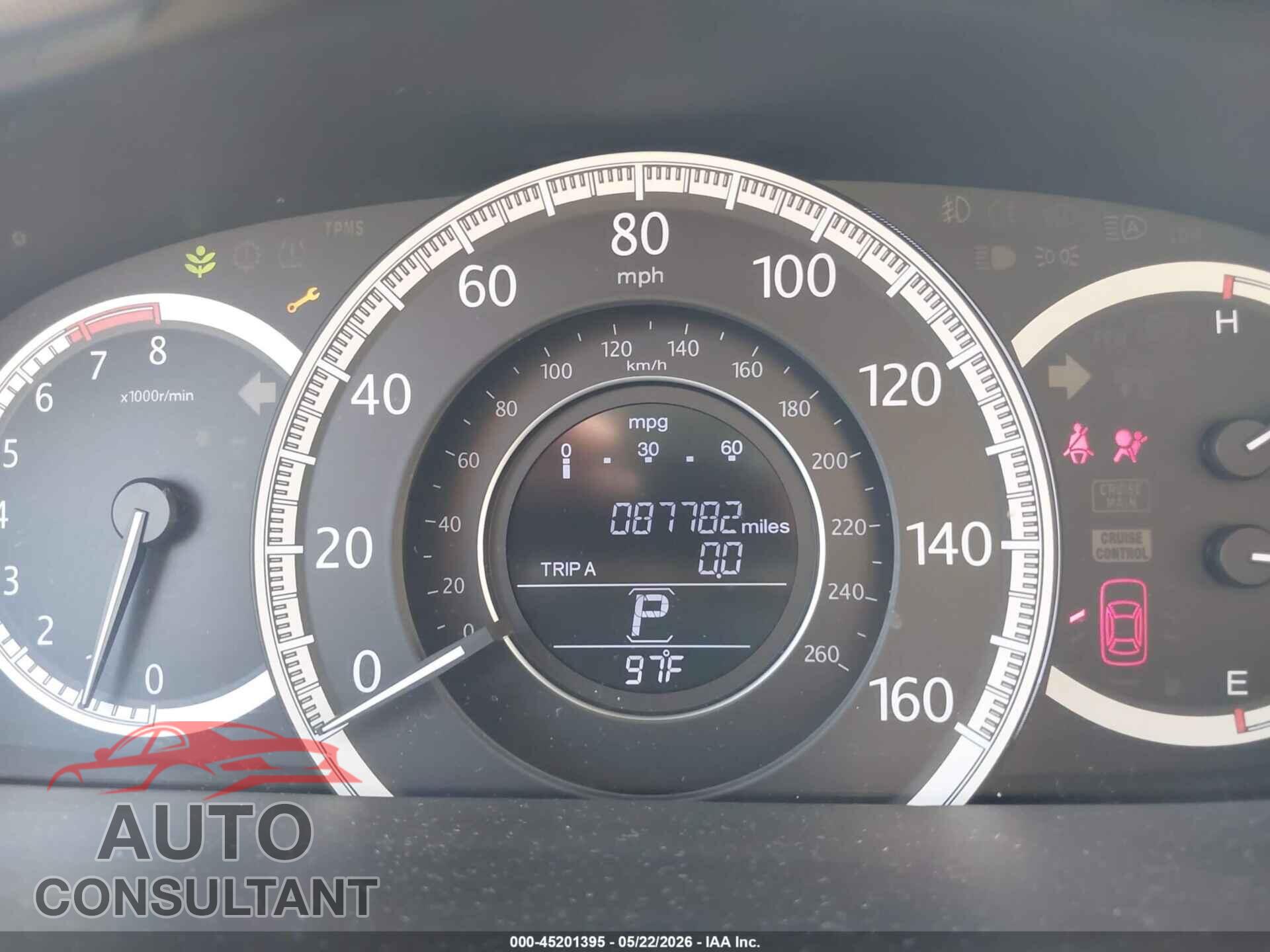 HONDA ACCORD 2015 - 1HGCR2F35FA205043