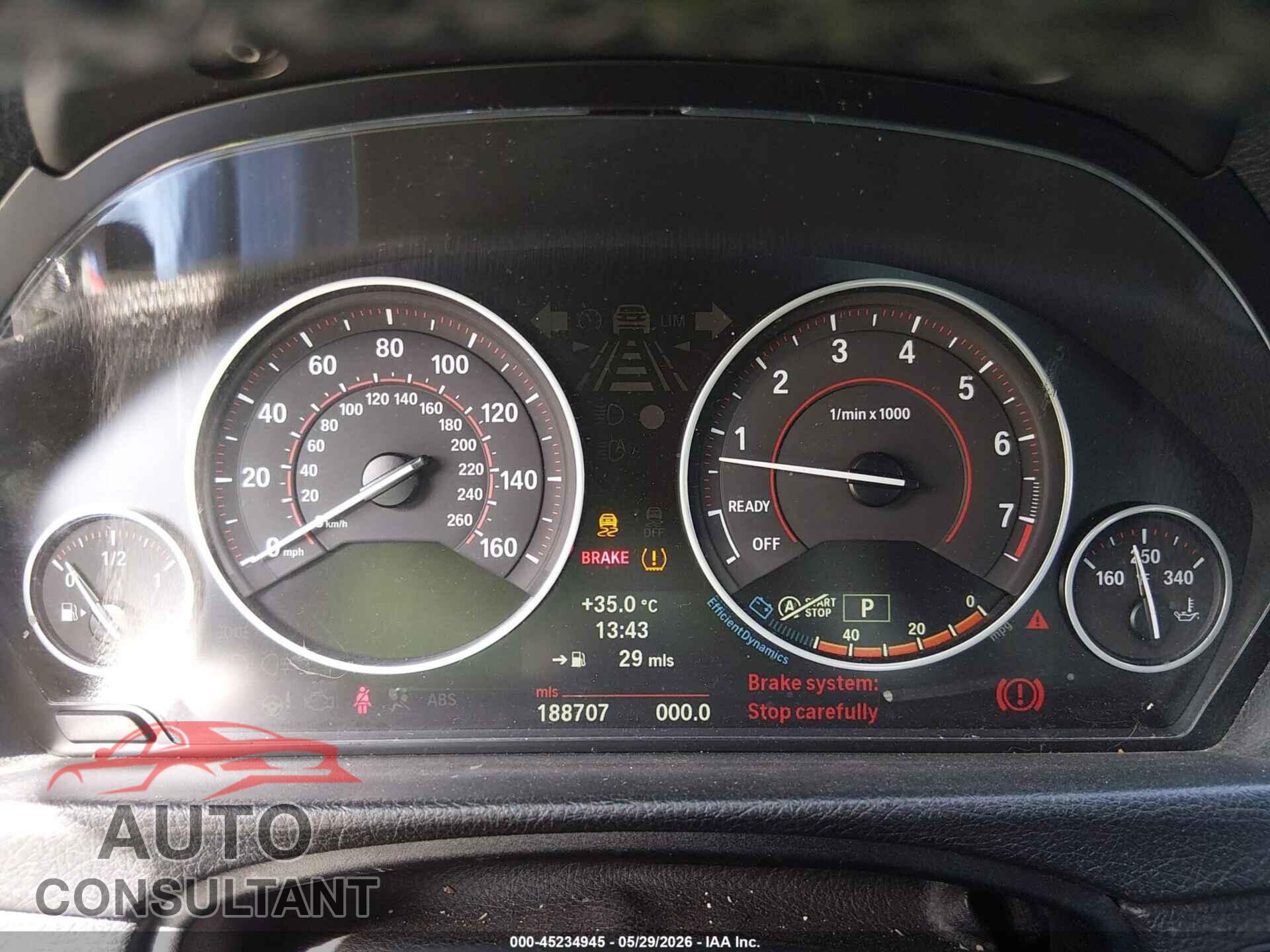 BMW 335I 2013 - WBA3A9C55DF475231