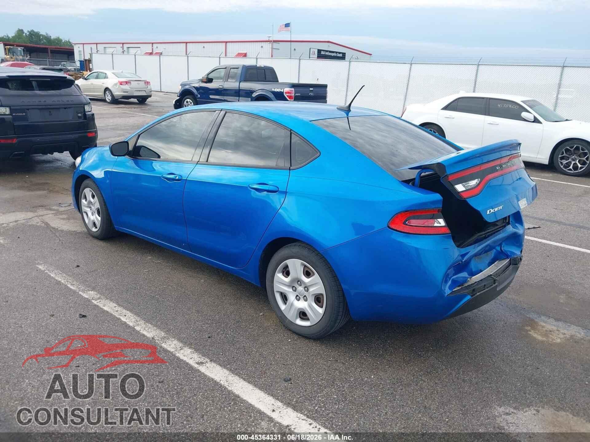 DODGE DART 2015 - 1C3CDFAA6FD407712