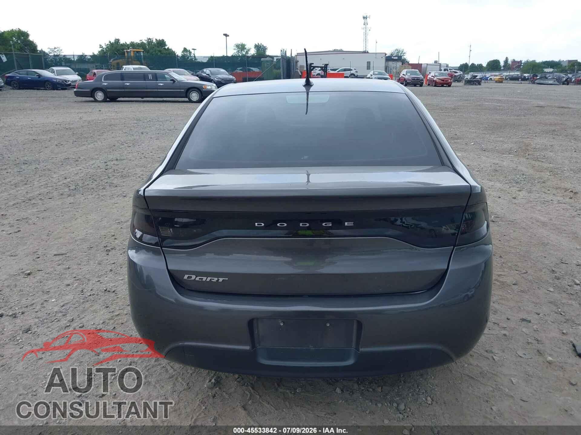 DODGE DART 2016 - 1C3CDFFA7GD802217