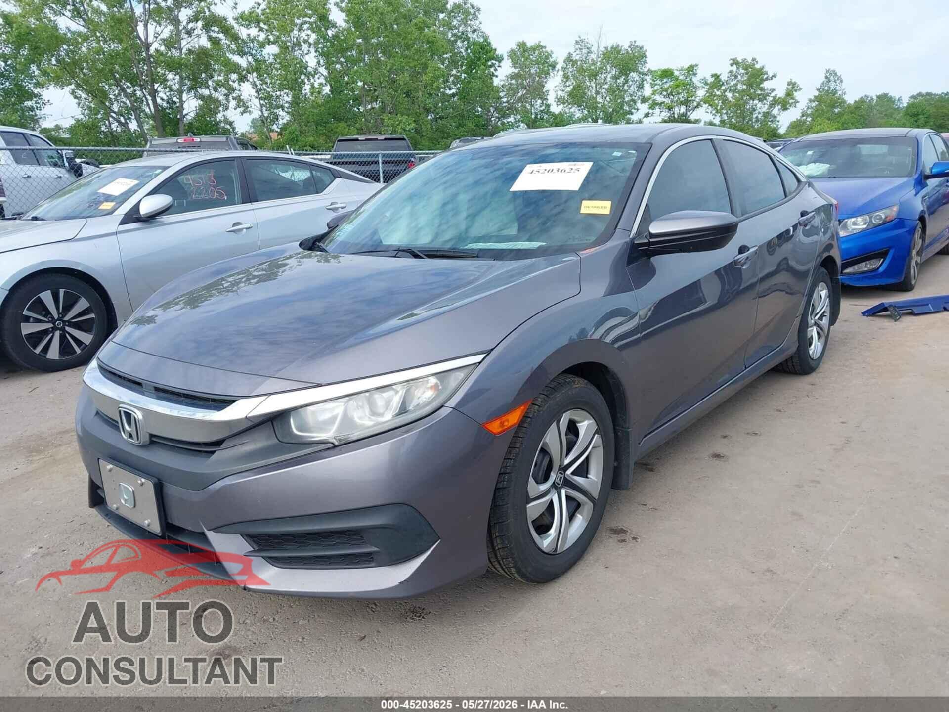 HONDA CIVIC 2017 - 19XFC2F53HE069395