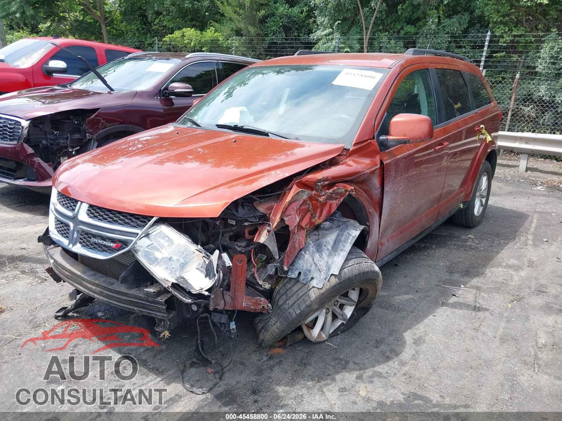 DODGE JOURNEY 2013 - 3C4PDCBG8DT671133