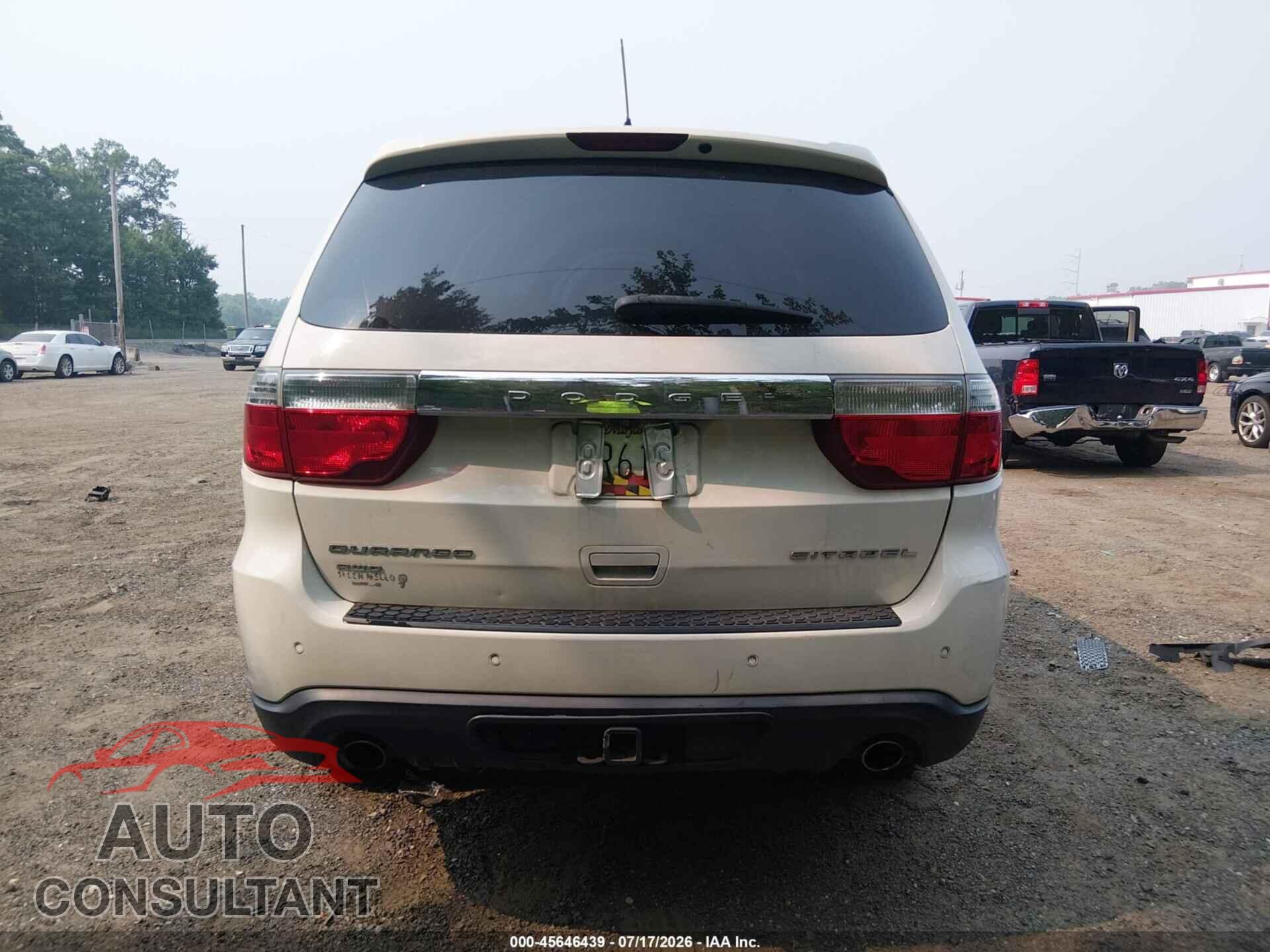 DODGE DURANGO 2012 - 1C4SDJET8CC144064