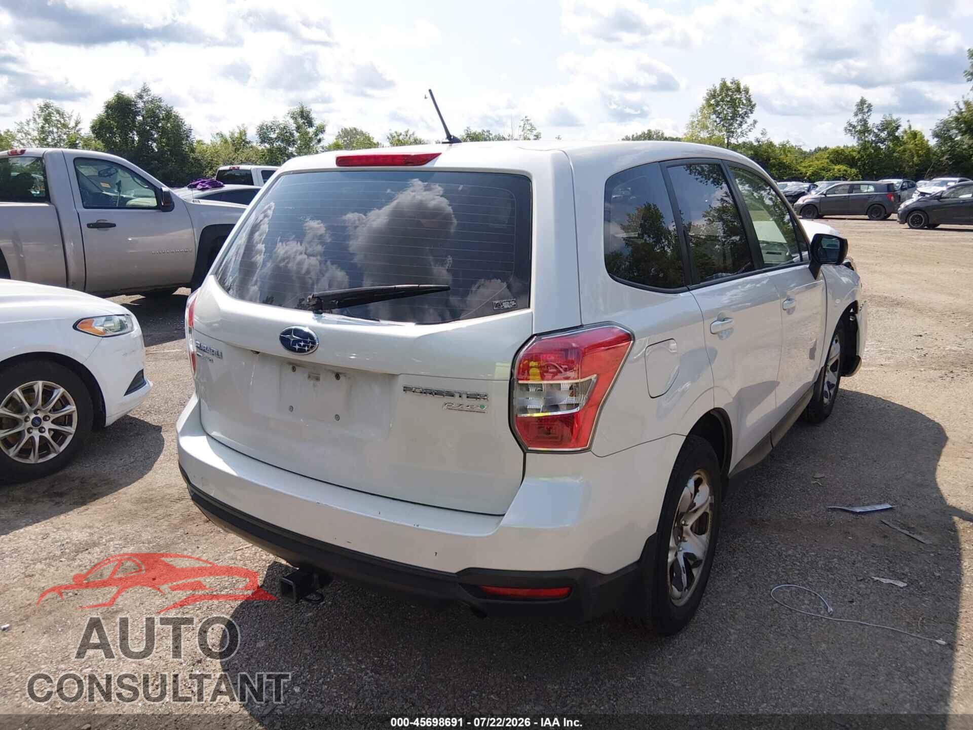 SUBARU FORESTER 2015 - JF2SJAAC6FH818655