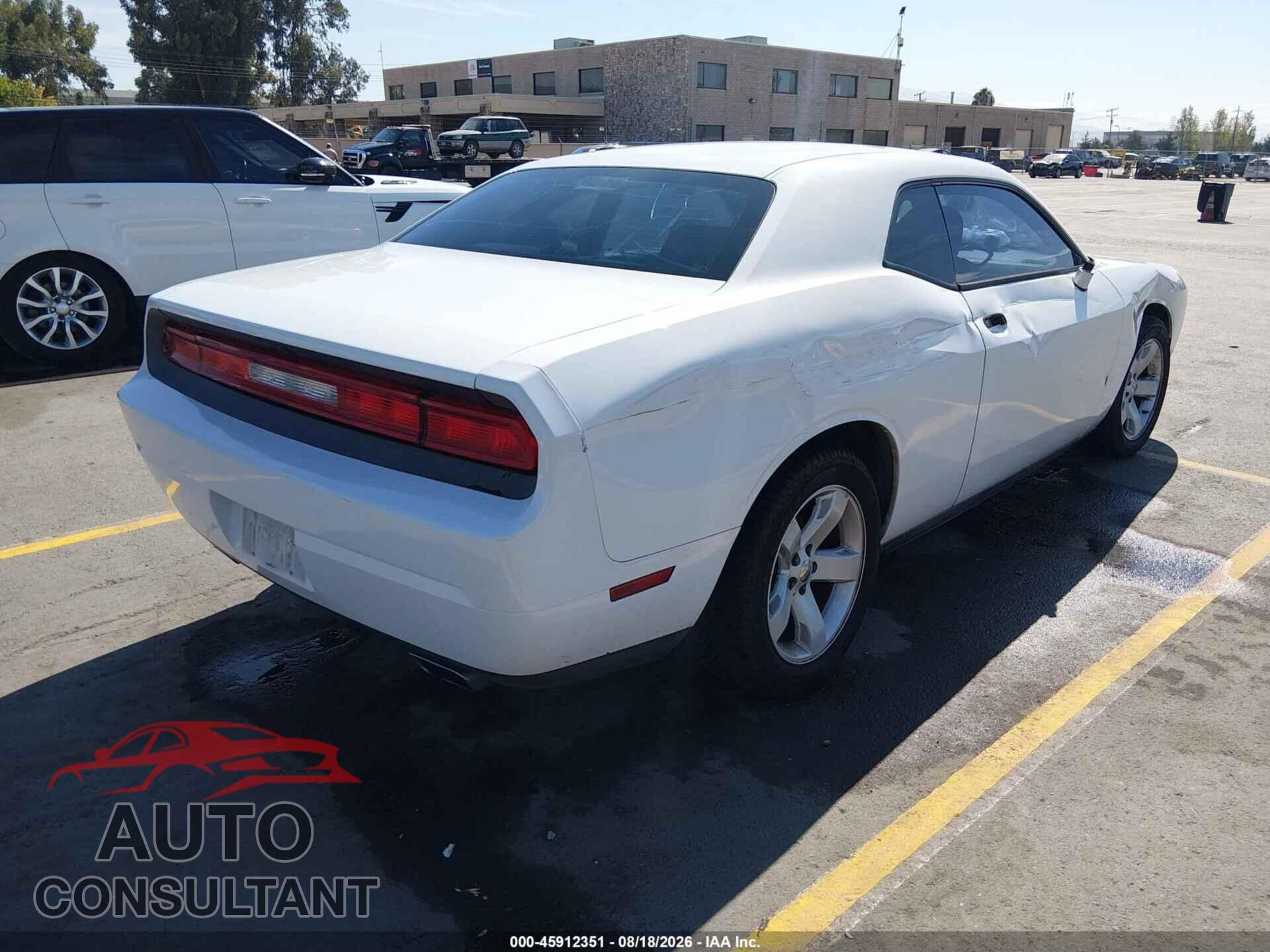 DODGE CHALLENGER 2012 - 2C3CDYAG0CH258745