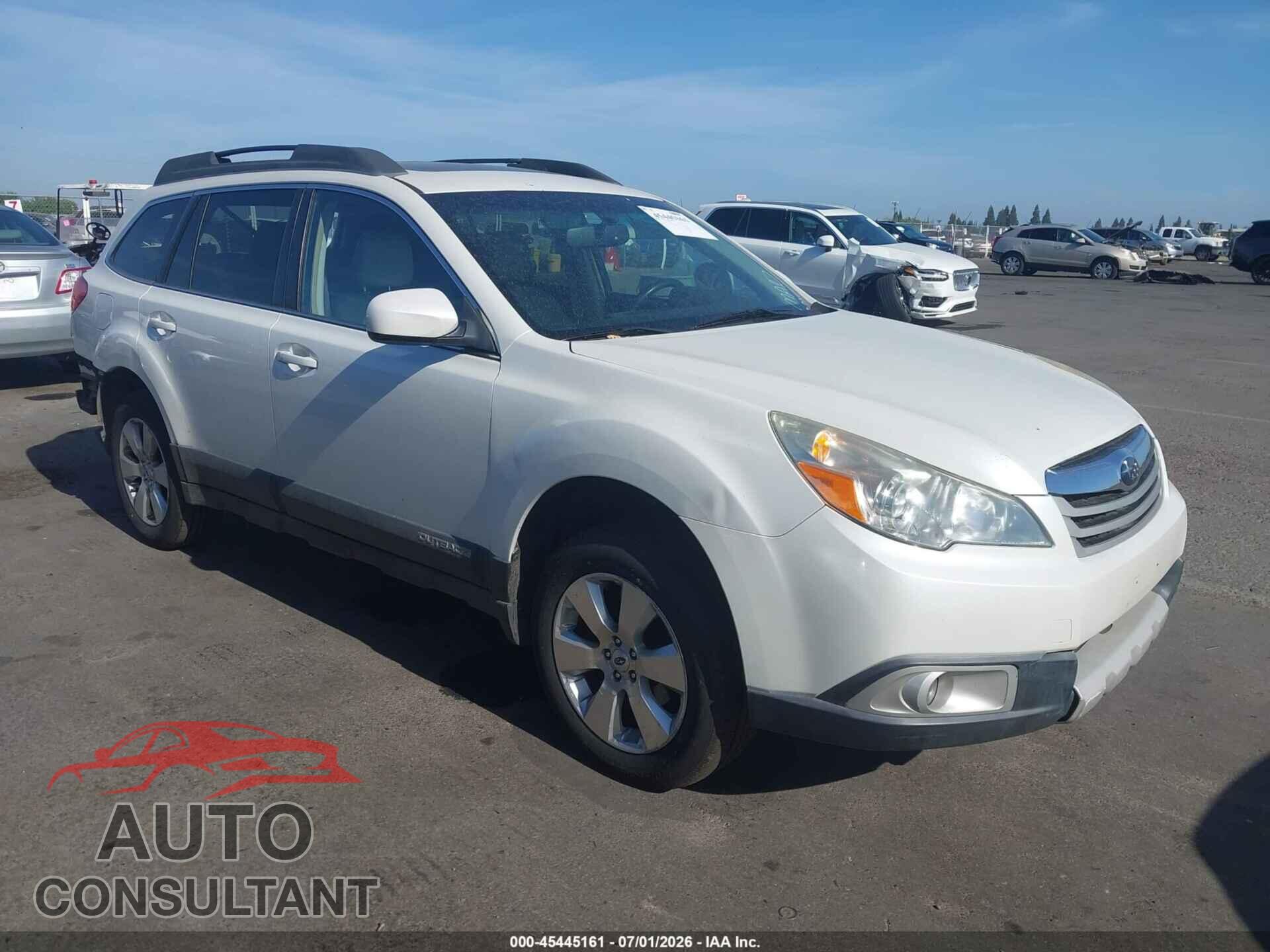 SUBARU OUTBACK 2012 - 4S4BRBLC7C3242007