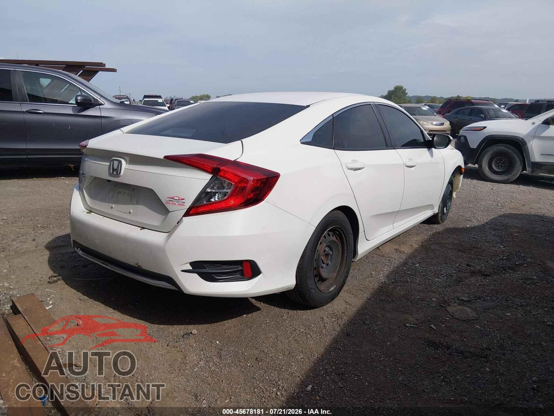 HONDA CIVIC 2019 - 2HGFC2F67KH566357