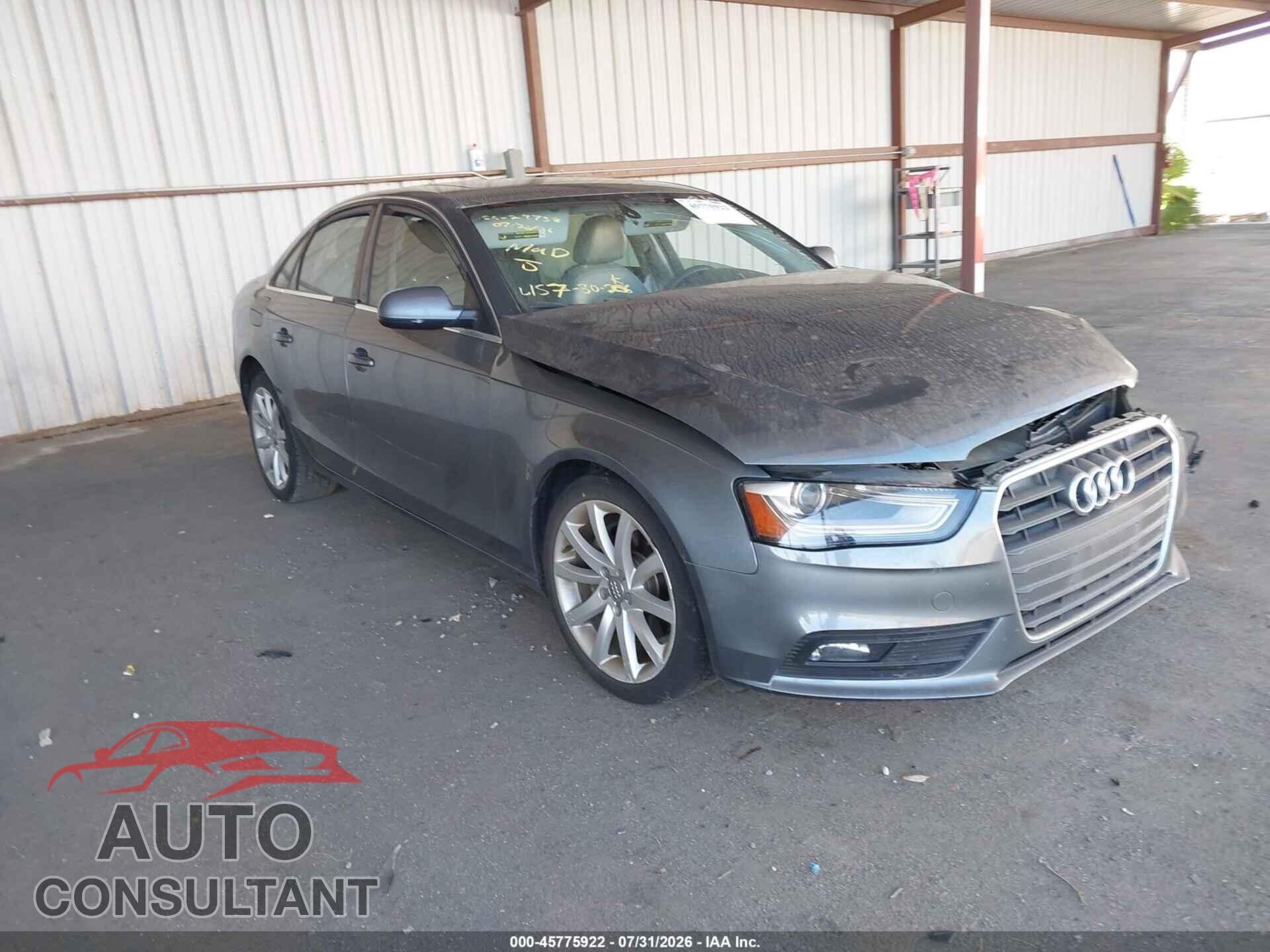 AUDI A4 2013 - WAUEFAFL4DN033049