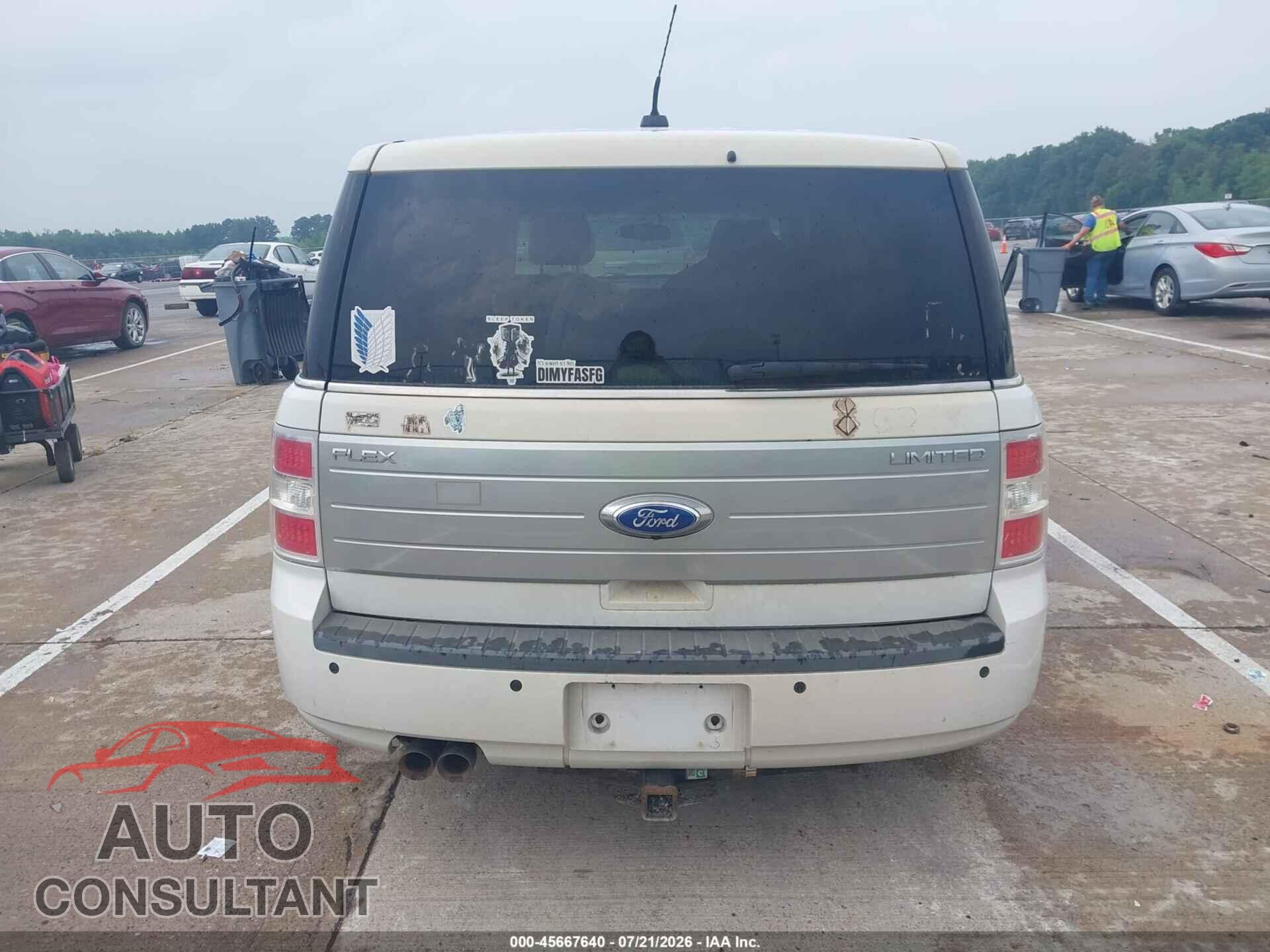 FORD FLEX 2011 - 2FMGK5DC8BBD33909