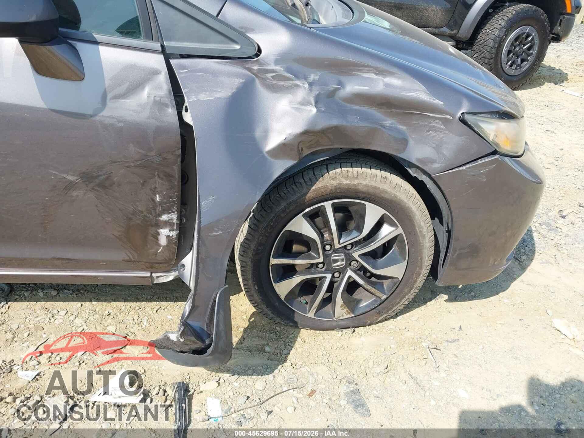 HONDA CIVIC 2013 - 19XFB2F85DE058468