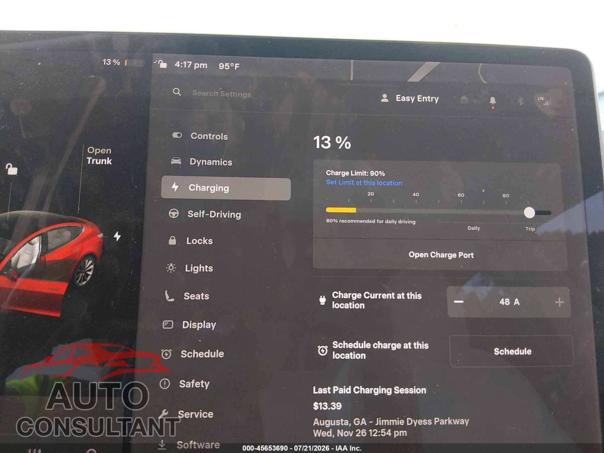 TESLA MODEL 3 2019 - 5YJ3E1EB1KF494792