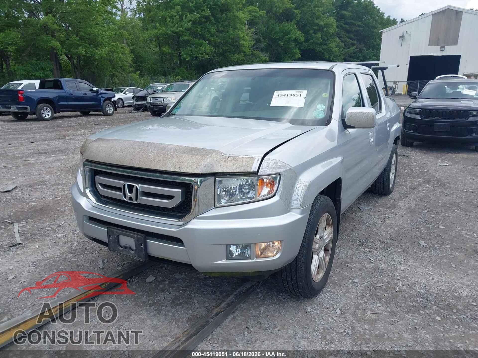 HONDA RIDGELINE 2010 - 5FPYK1F51AB007717