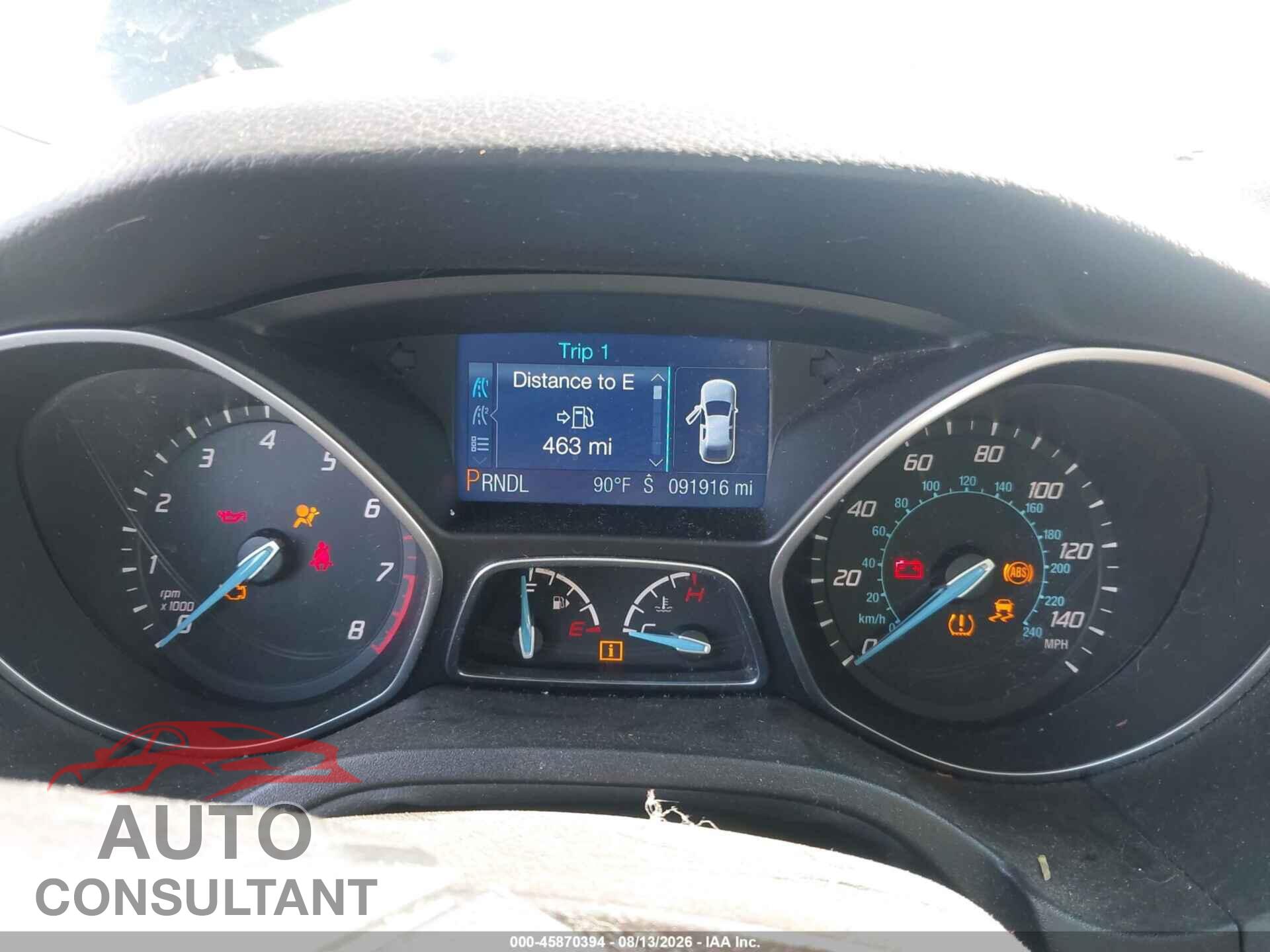 FORD FOCUS 2013 - 1FADP3E2XDL313771