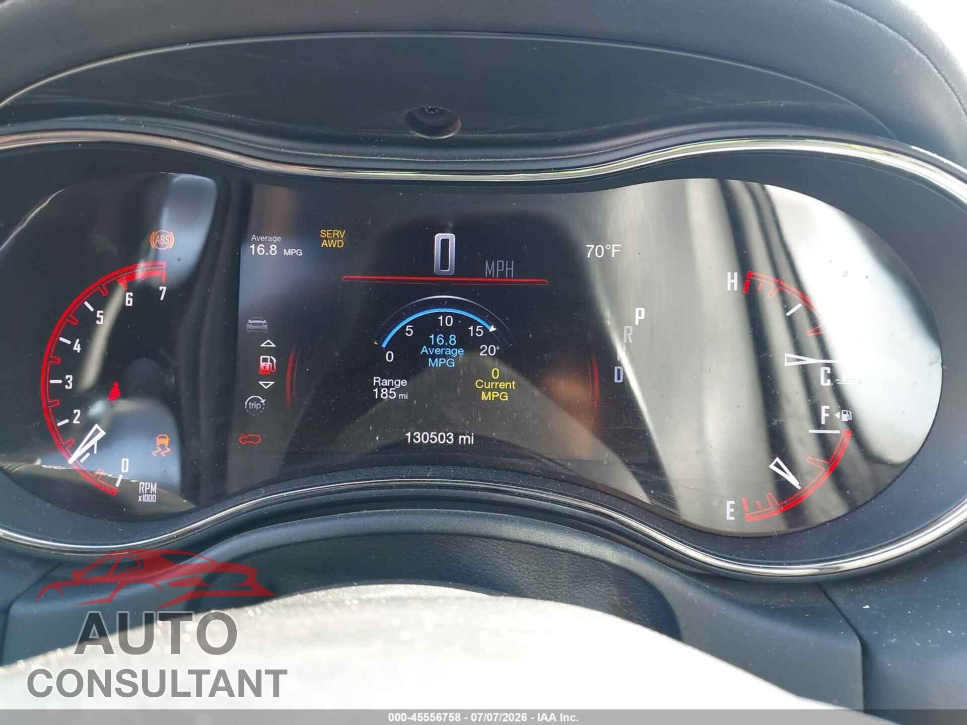 DODGE DURANGO 2020 - 1C4SDJCTXLC432557