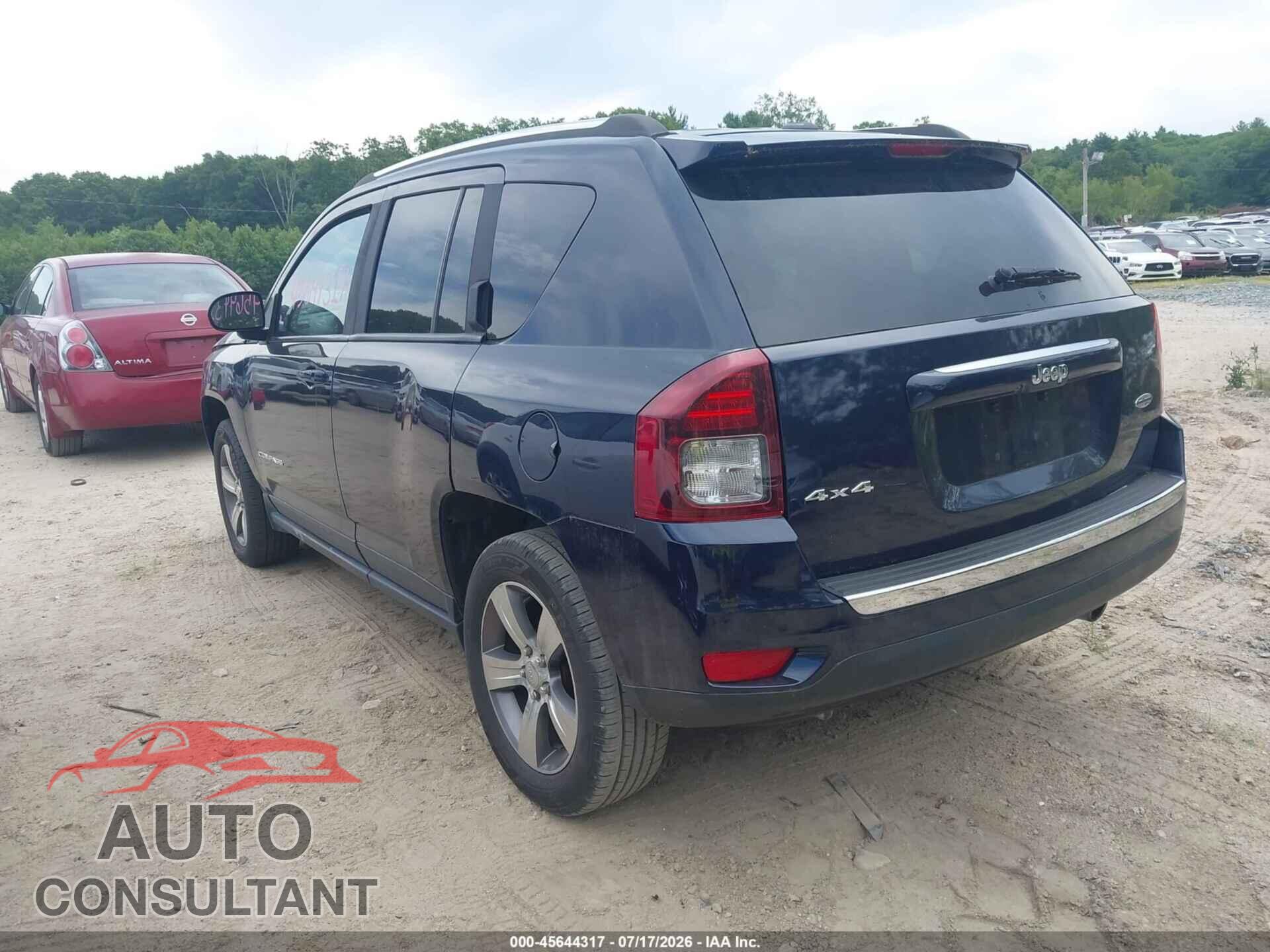 JEEP COMPASS 2017 - 1C4NJDEB4HD112731