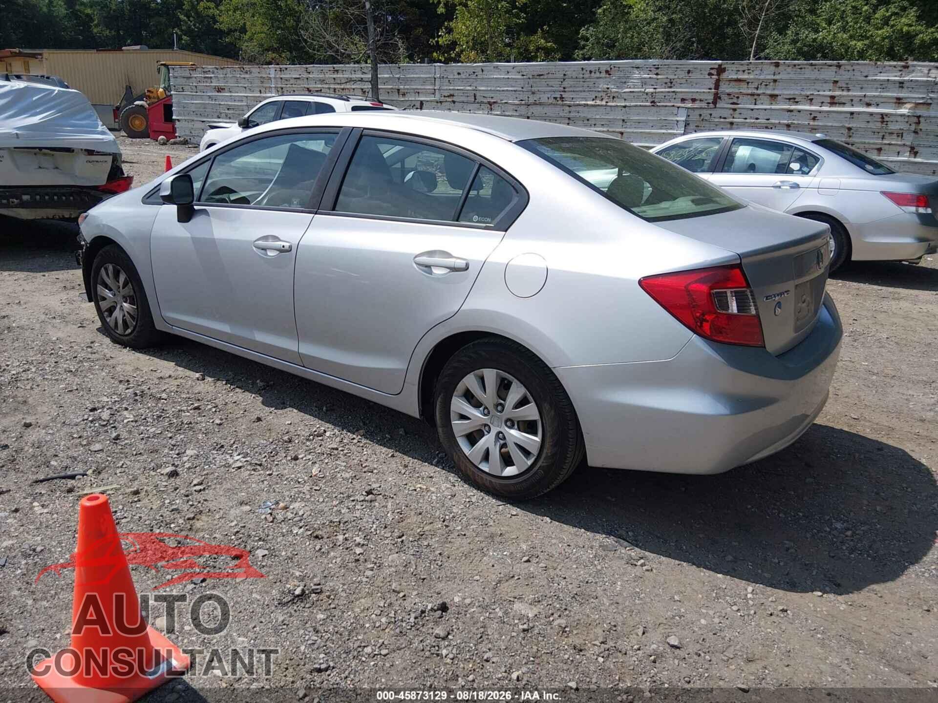 HONDA CIVIC 2012 - 2HGFB2F53CH526756