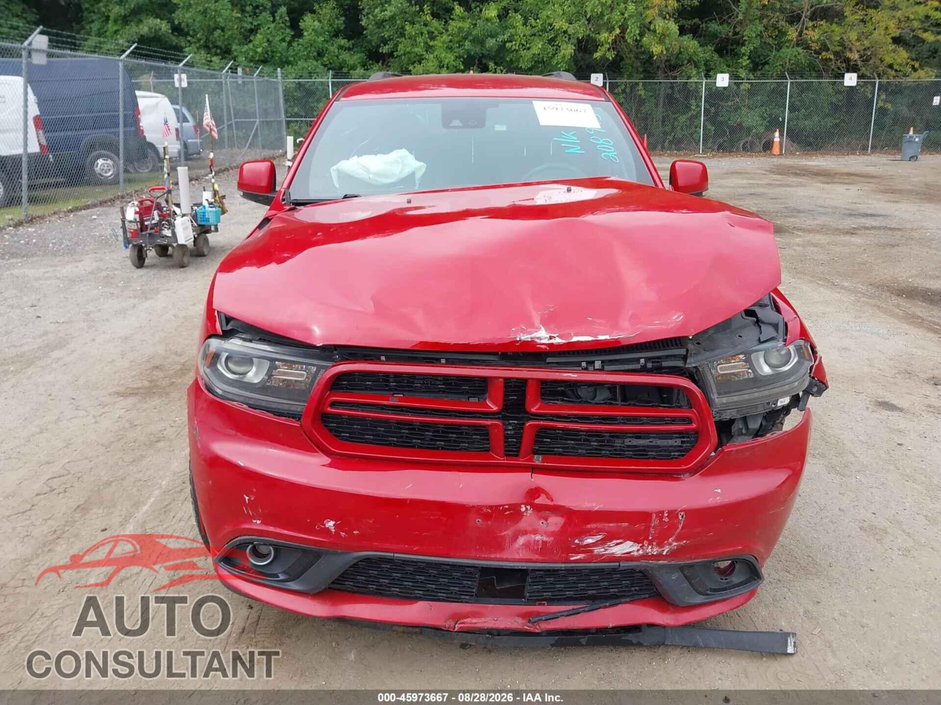 DODGE DURANGO 2017 - 1C4SDJCTXHC639666