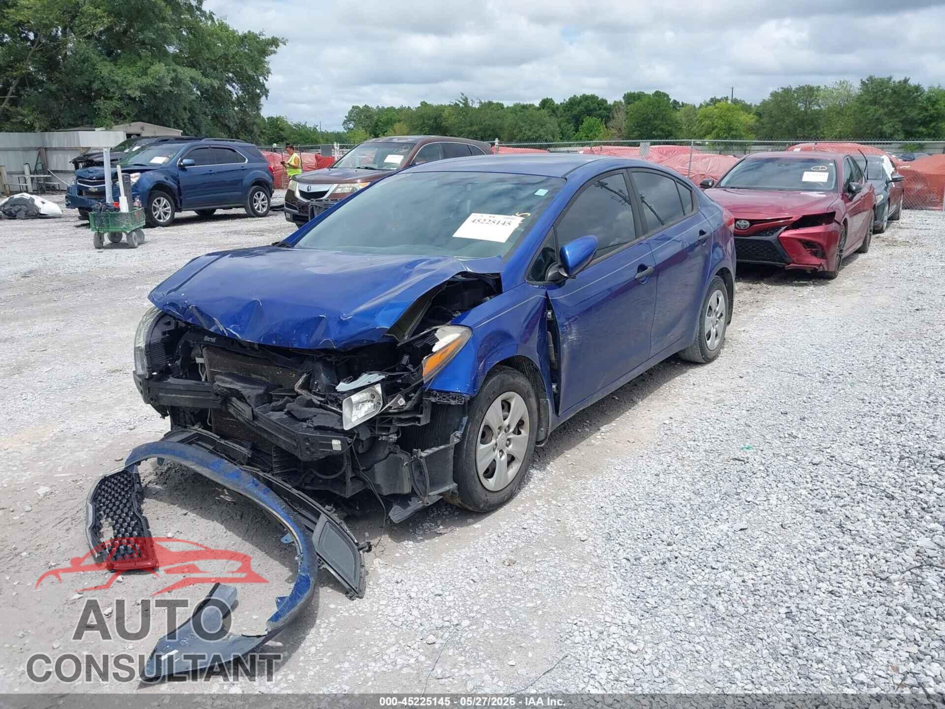 KIA FORTE 2017 - 3KPFK4A77HE074963