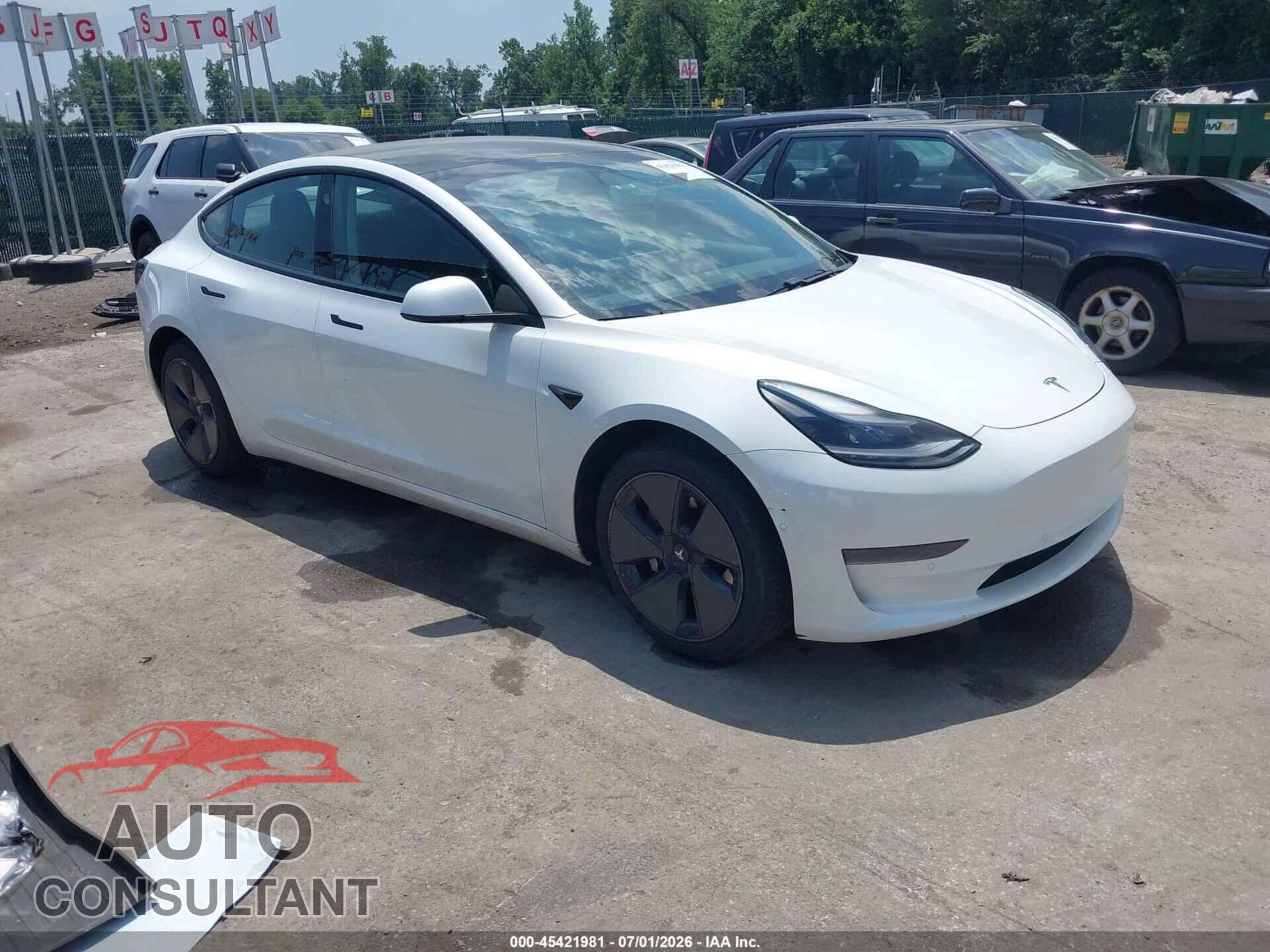 TESLA MODEL 3 2021 - 5YJ3E1EA5MF968995