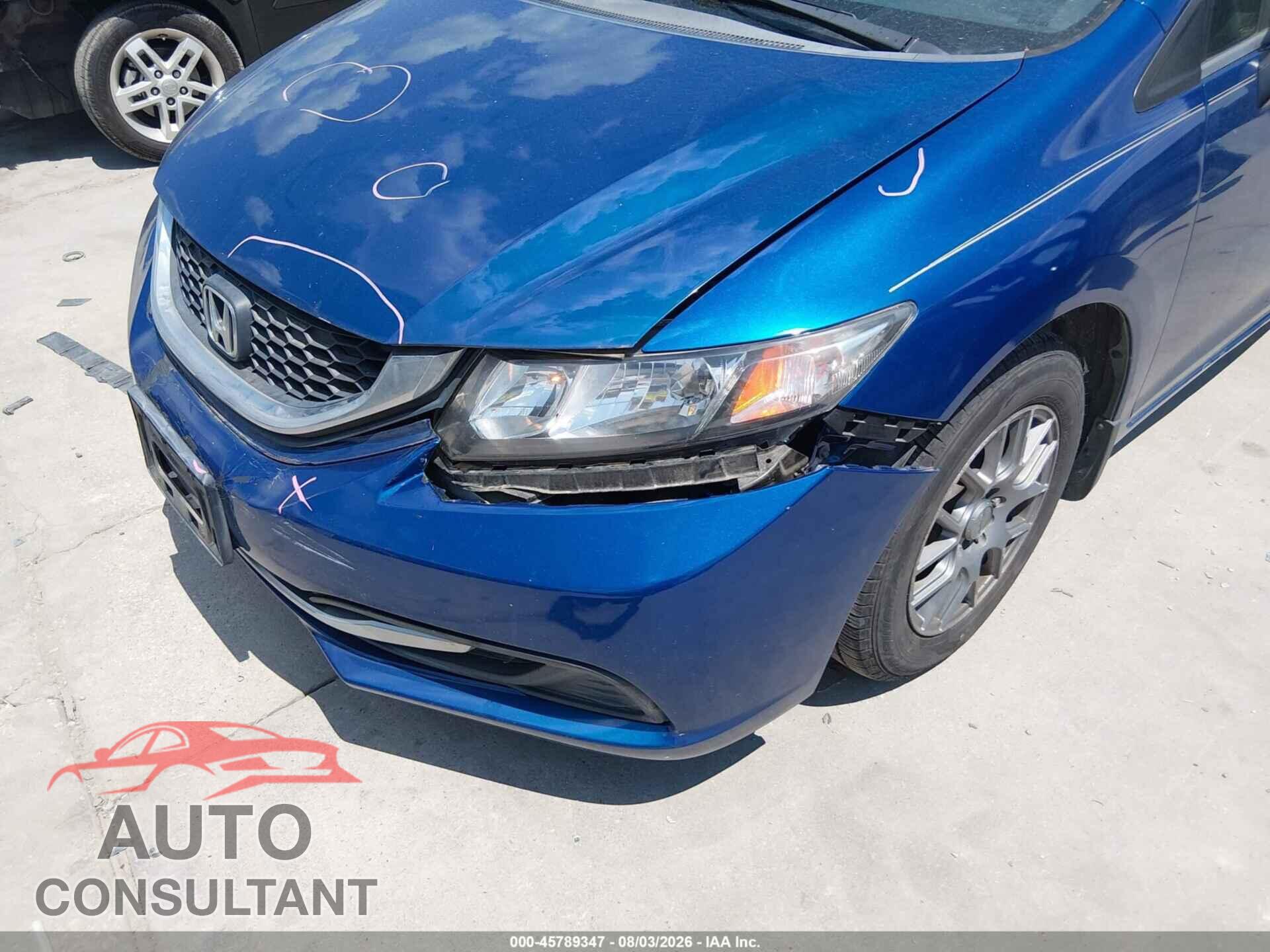 HONDA CIVIC 2014 - 19XFB2F50EE024249