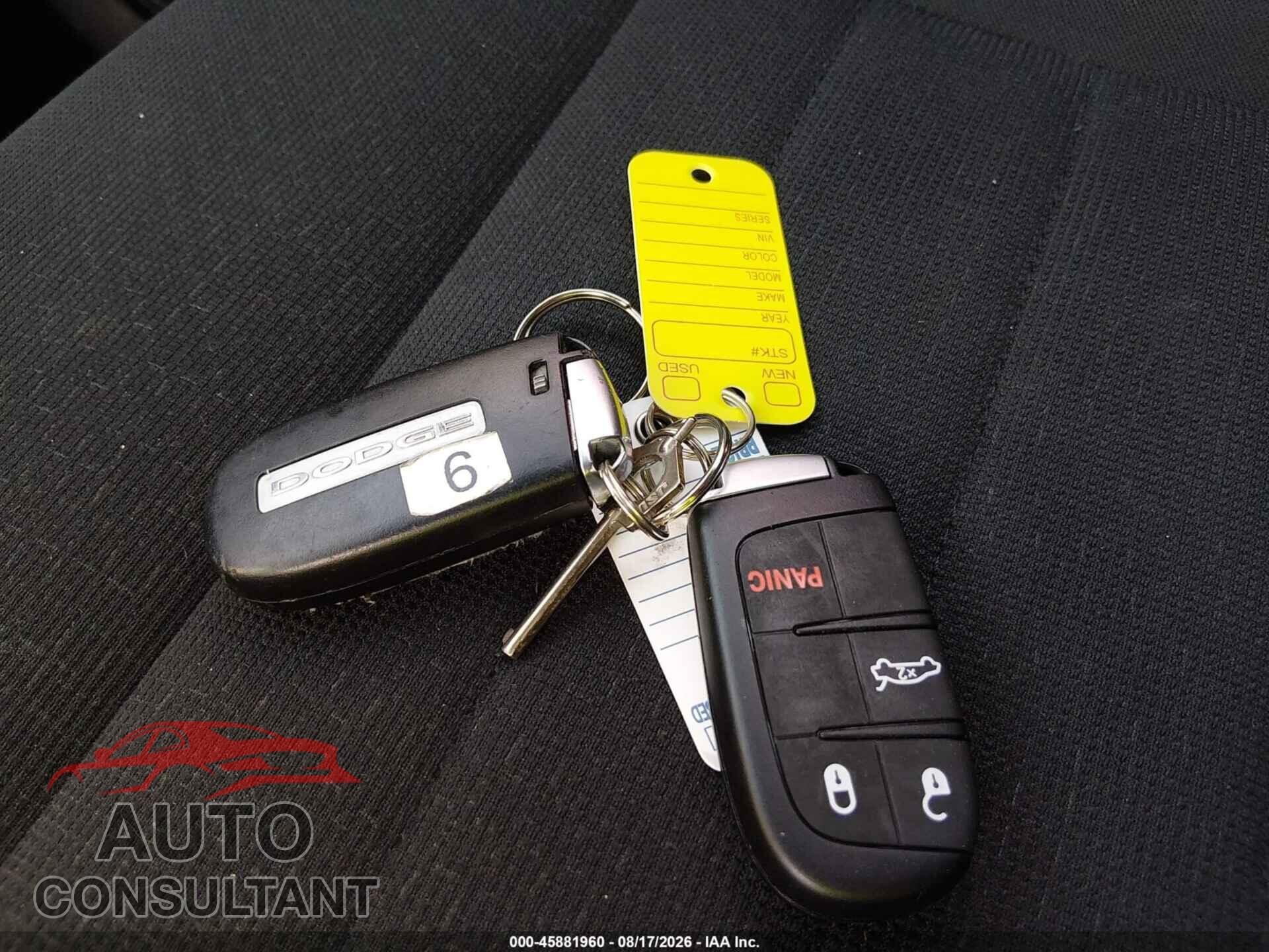 DODGE CHARGER 2019 - 2C3CDXAG3KH734043