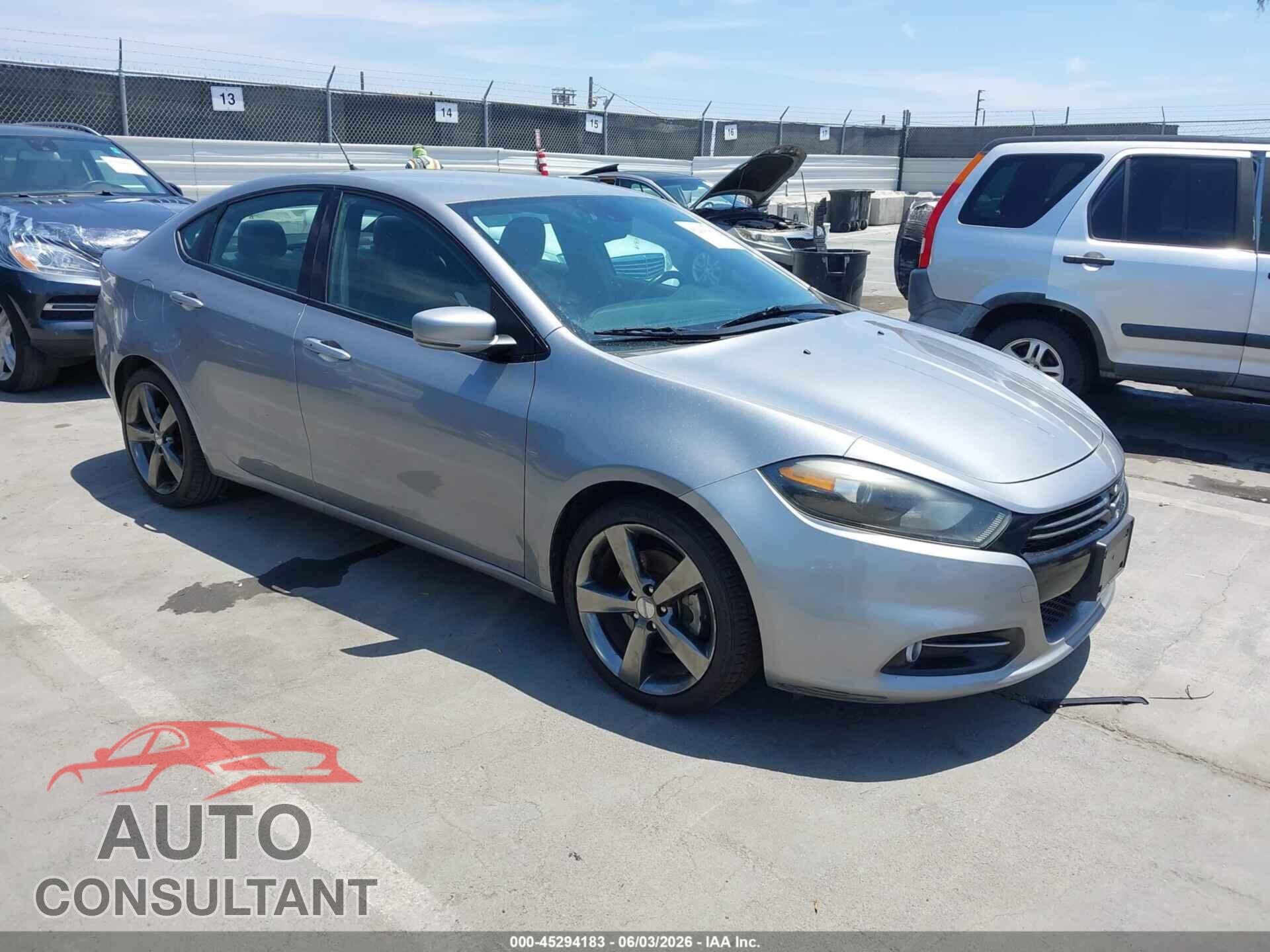 DODGE DART 2015 - 1C3CDFEB8FD392598