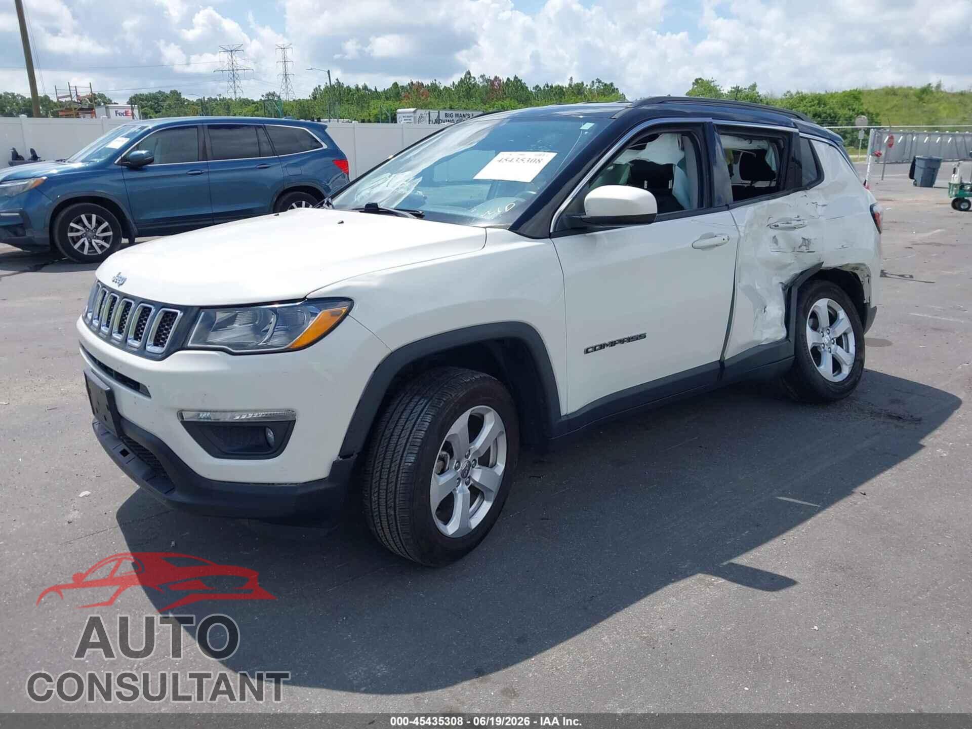 JEEP COMPASS 2019 - 3C4NJDBB3KT662220
