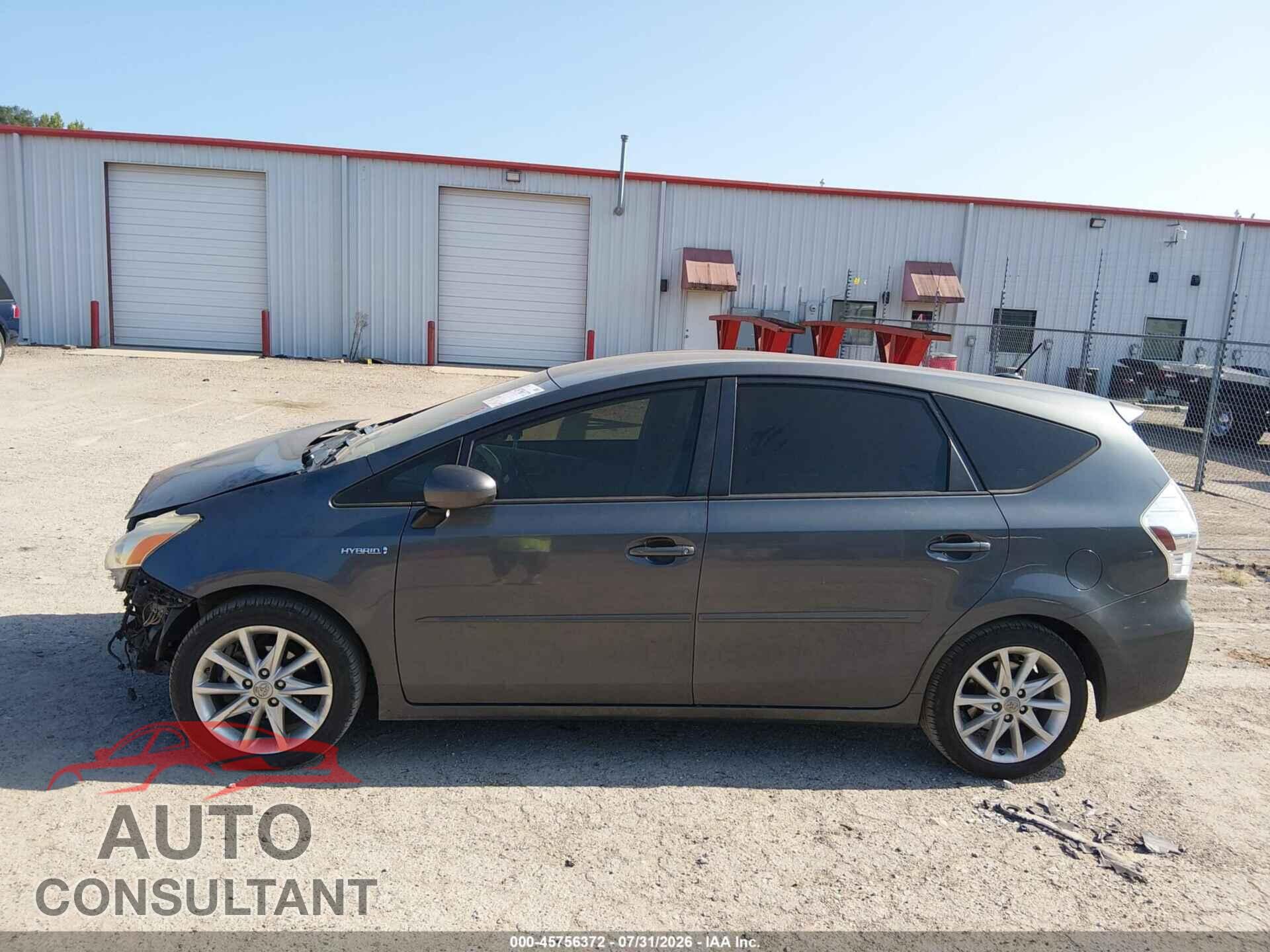 TOYOTA PRIUS V 2014 - JTDZN3EU6E3336070