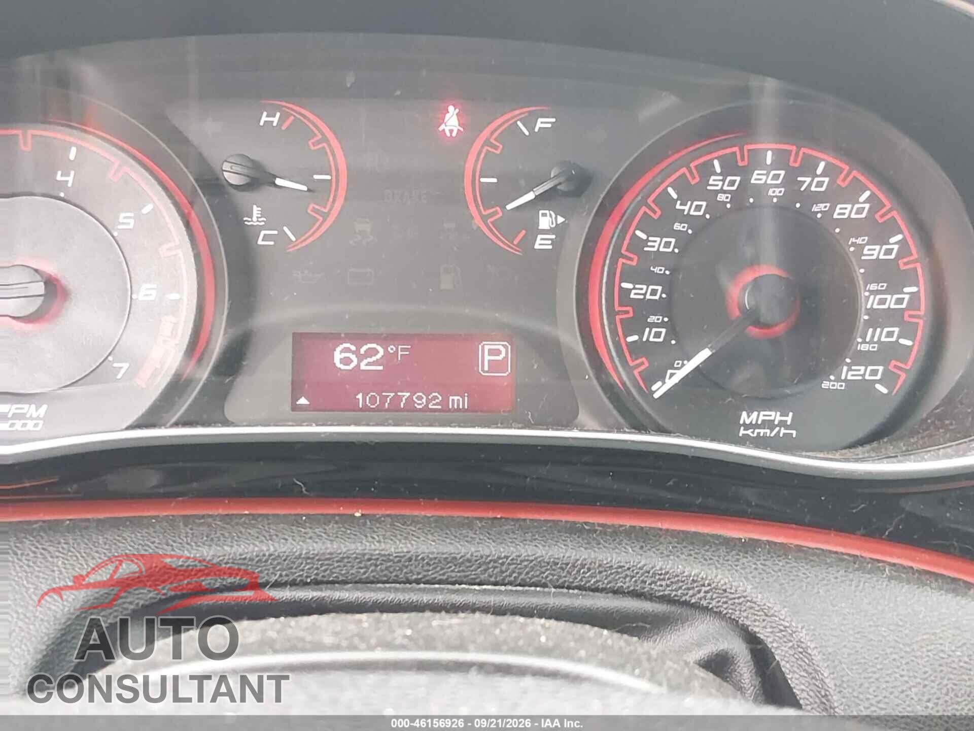 DODGE DART 2015 - 1C3CDFBB7FD180733