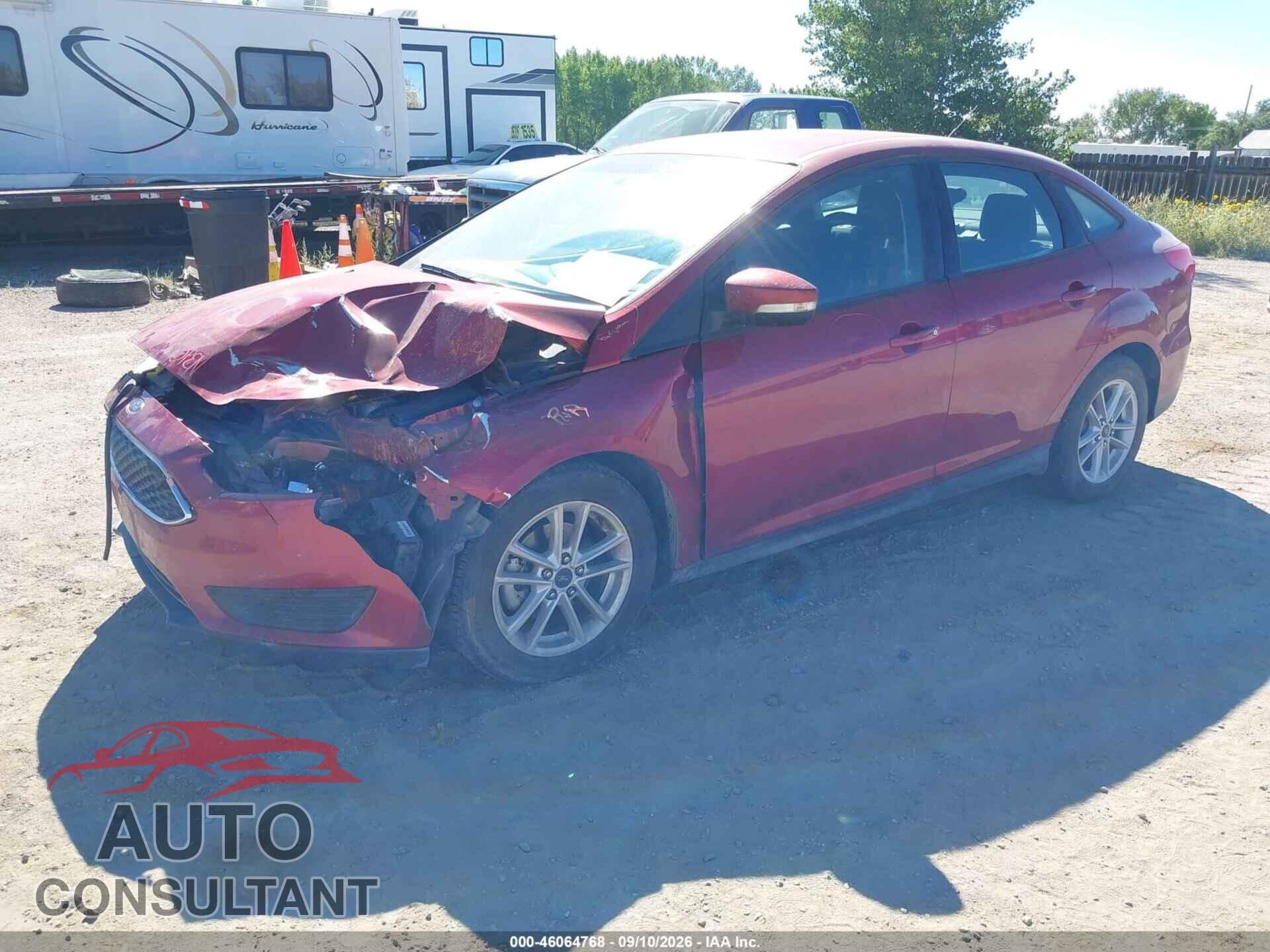 FORD FOCUS 2017 - 1FADP3F20HL277139
