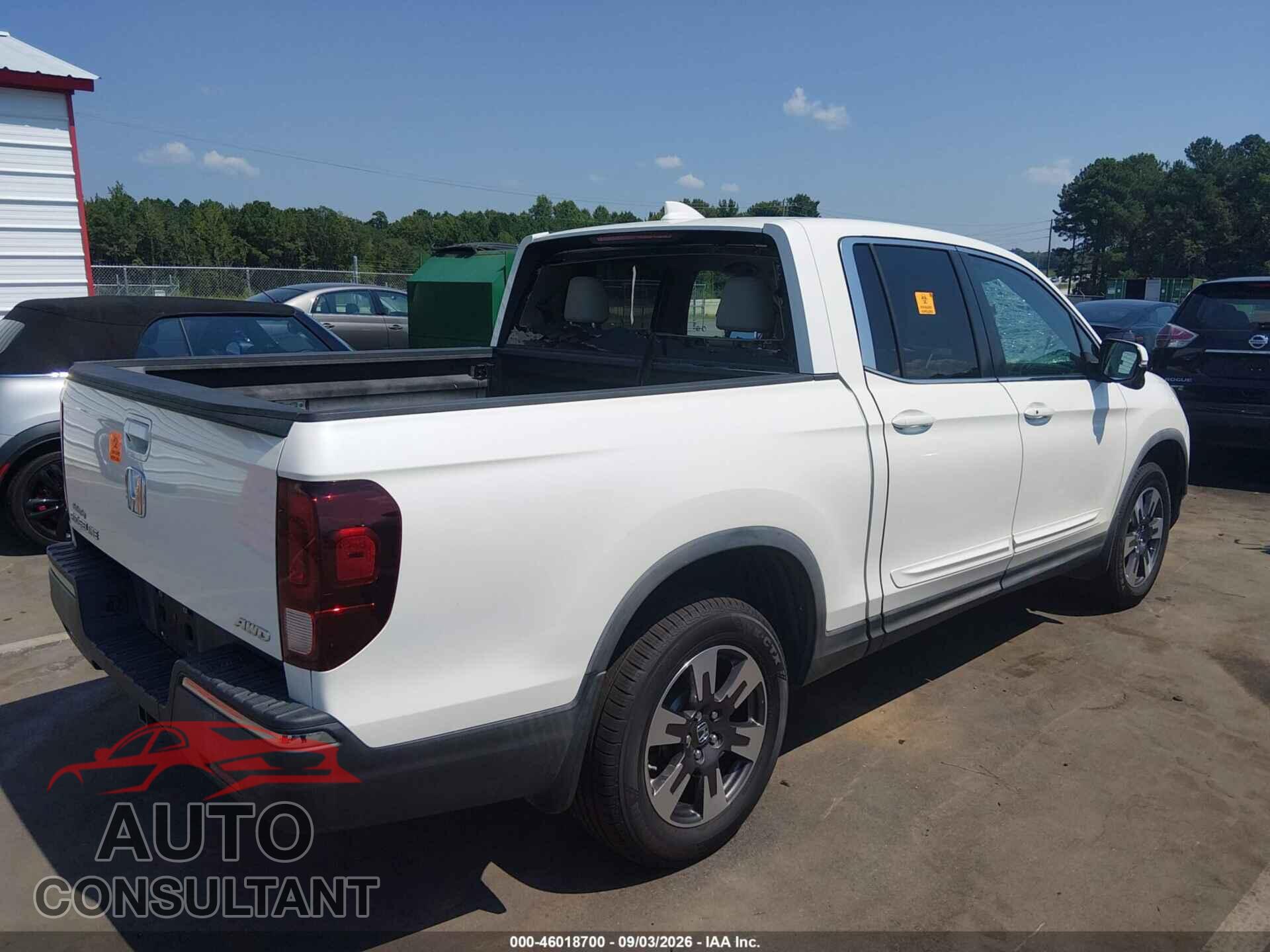 HONDA RIDGELINE 2017 - 5FPYK3F66HB016217