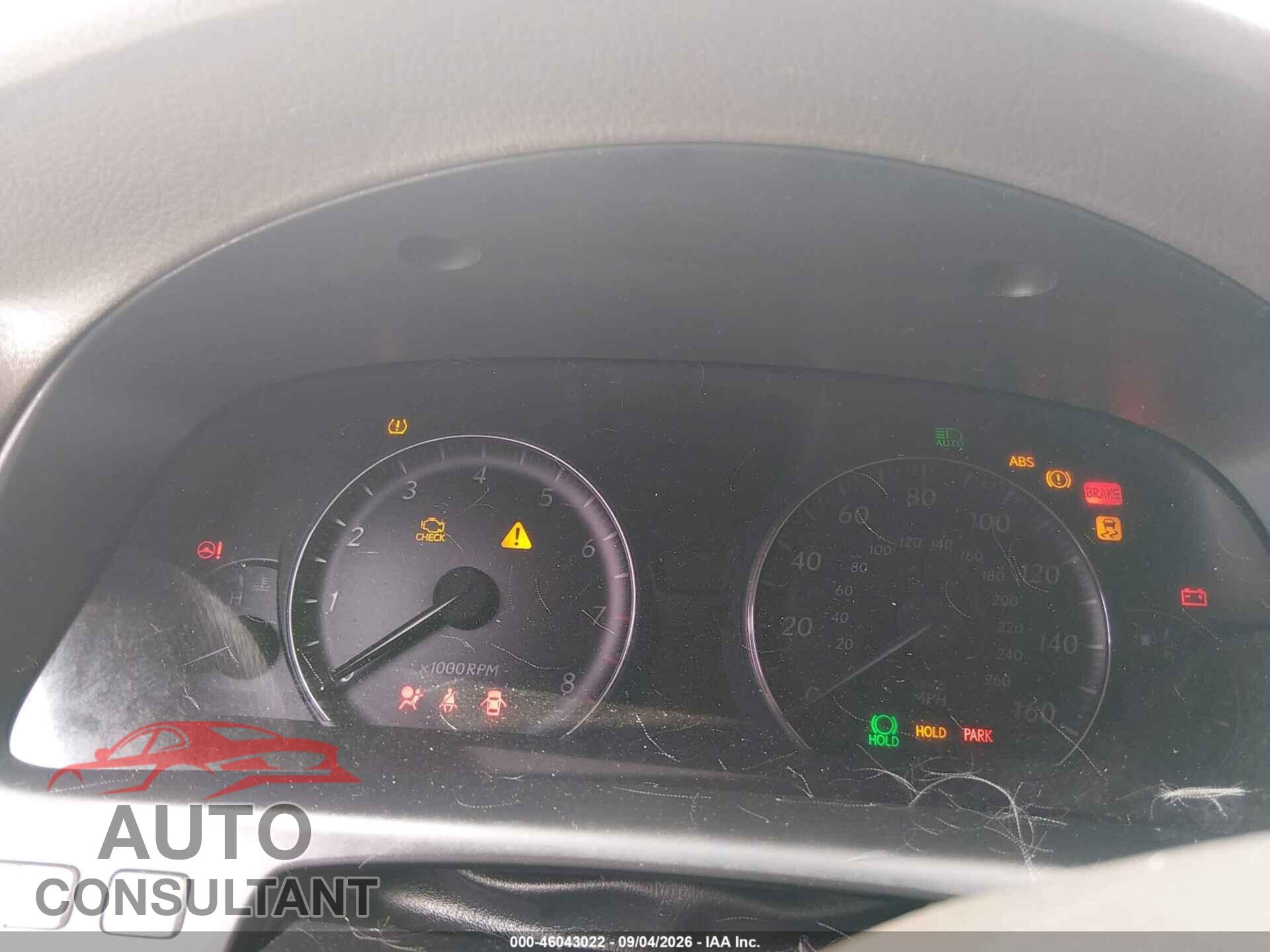 LEXUS LS 460 2012 - JTHGL5EF7C5046186
