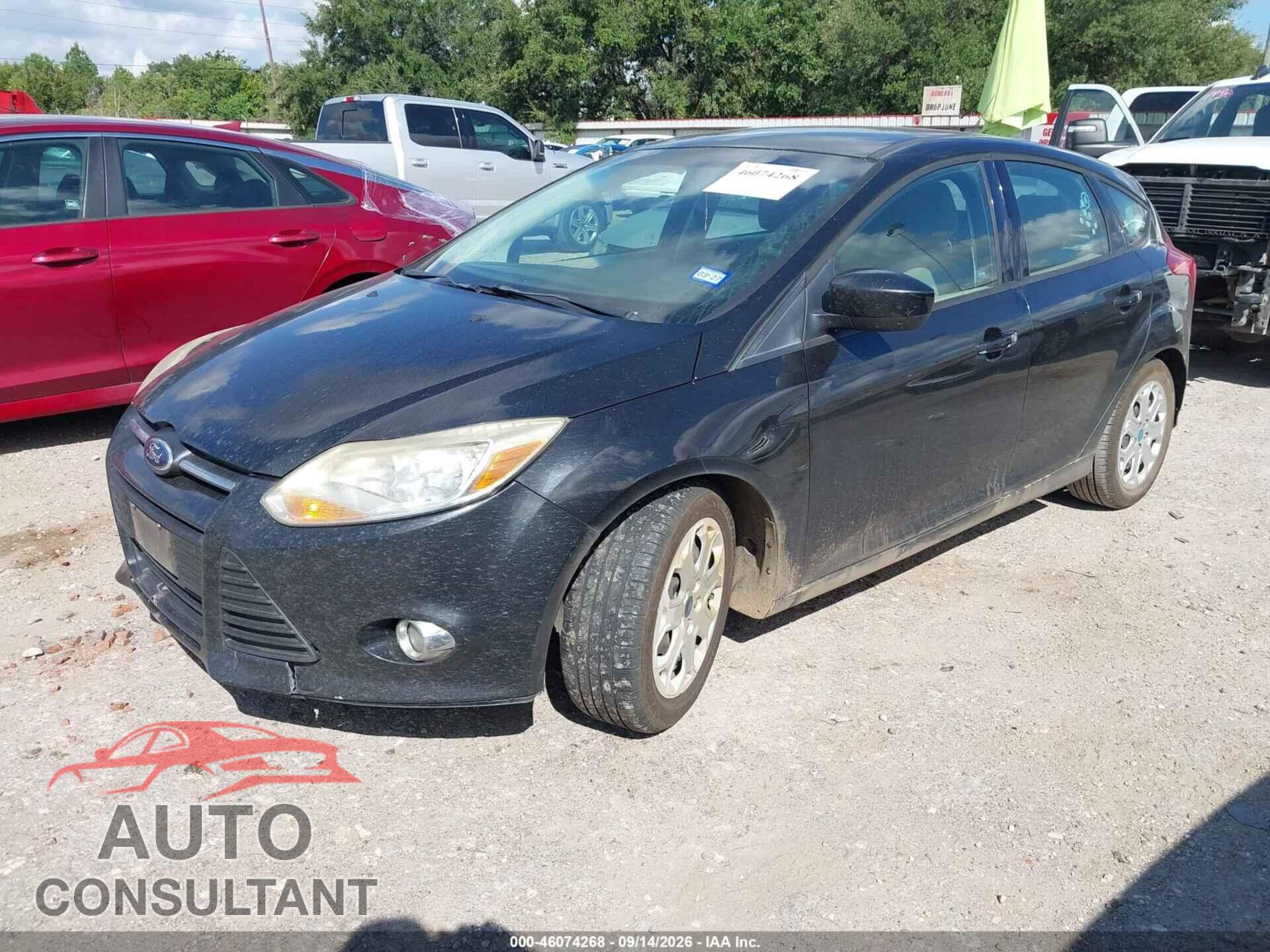 FORD FOCUS 2012 - 1FAHP3K23CL361861