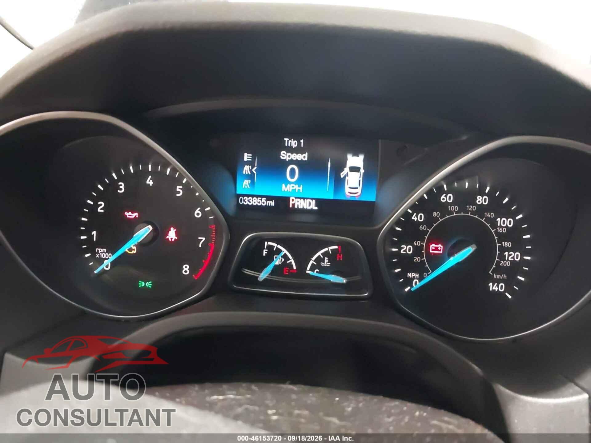 FORD FOCUS 2017 - 1FADP3E27HL337452