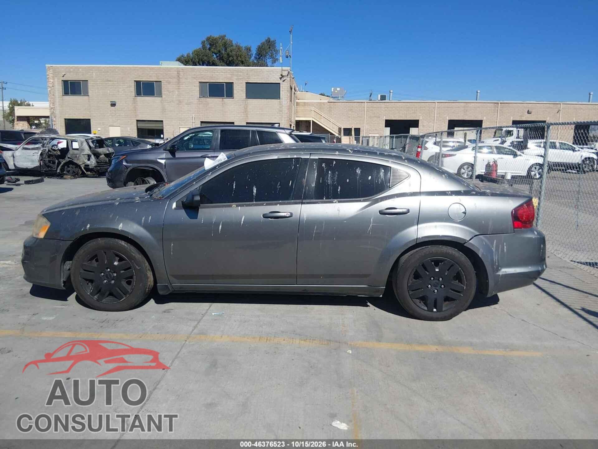 DODGE AVENGER 2013 - 1C3CDZAG5DN710123