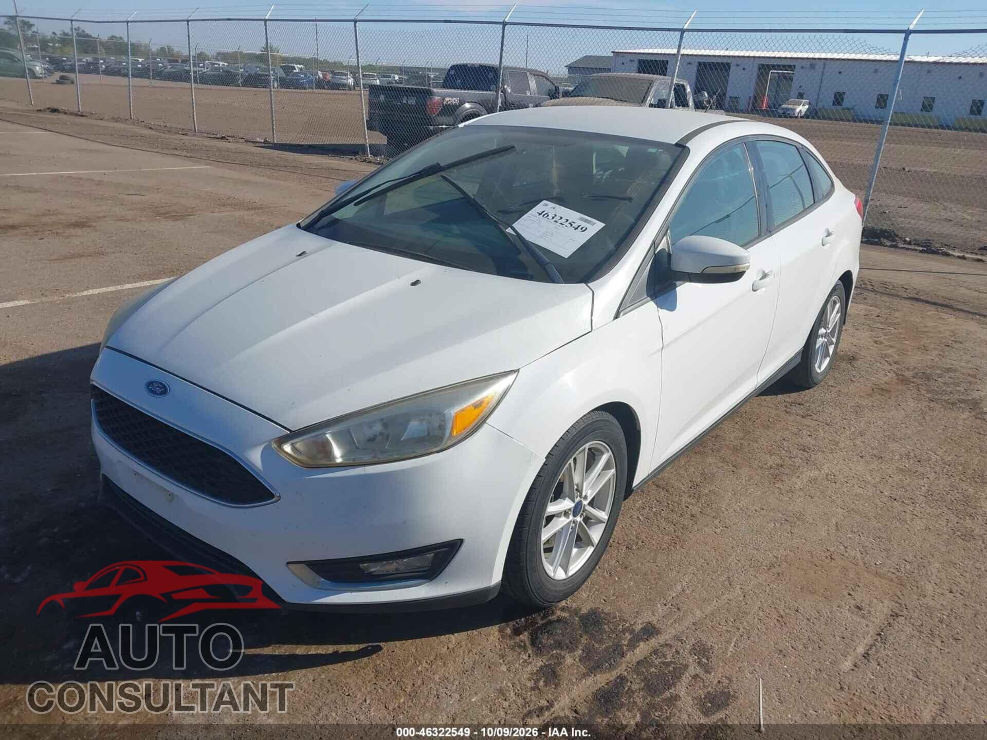 FORD FOCUS 2016 - 1FADP3F26GL351162